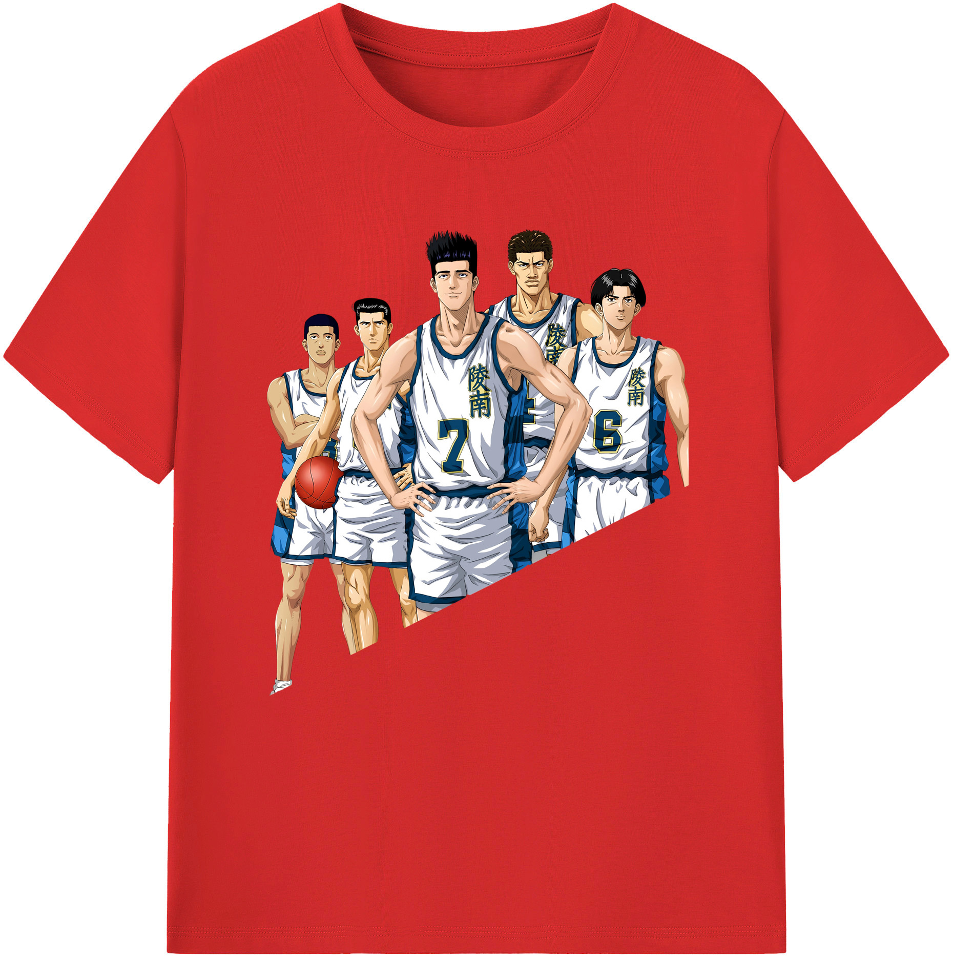 （画像用） SLAM DUNK／スラムダンク レディースカジュアルプリントTシャツ（綿100％）