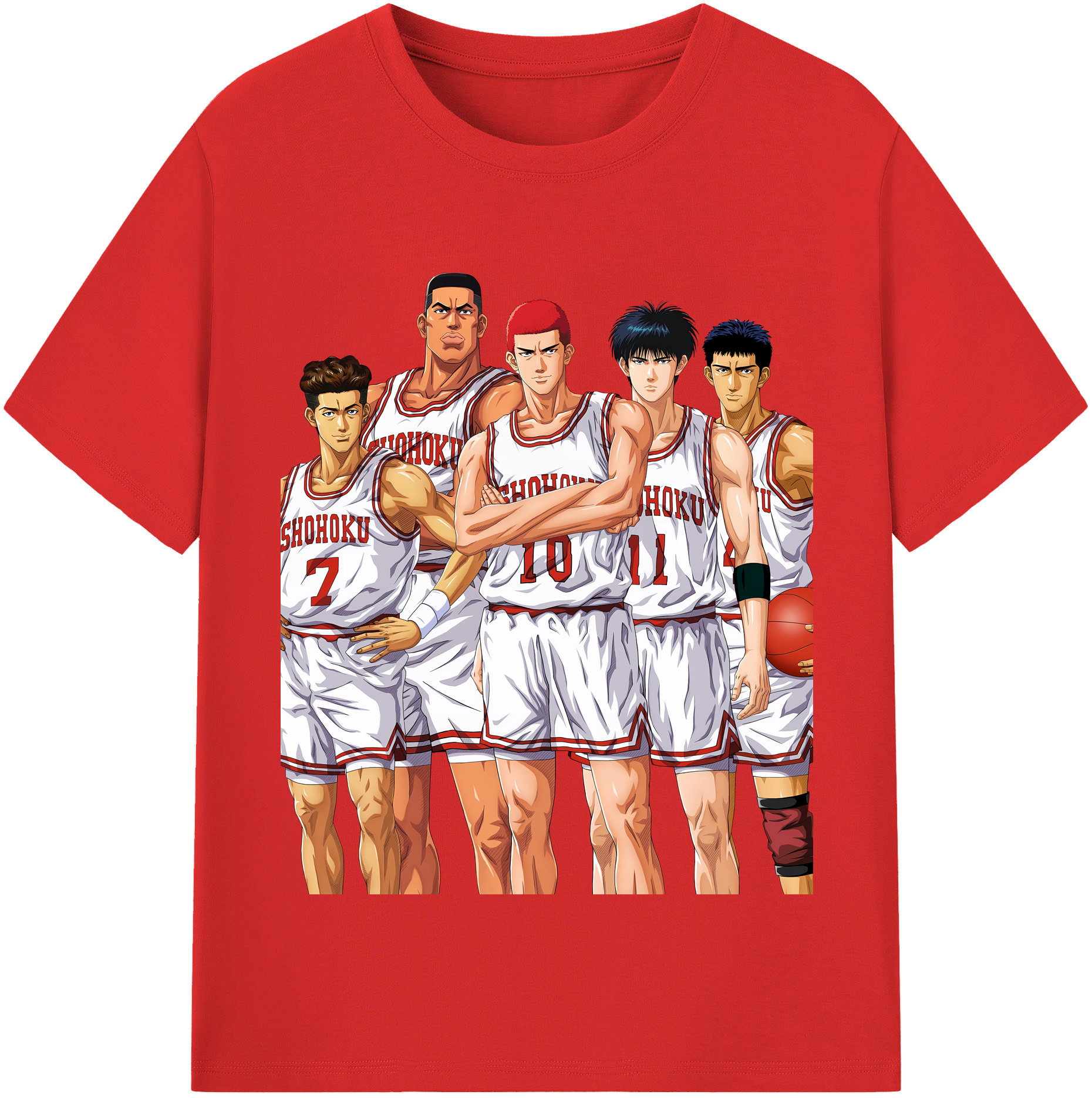 （画像用） SLAM DUNK／スラムダンク レディースカジュアルプリントTシャツ（綿100％）