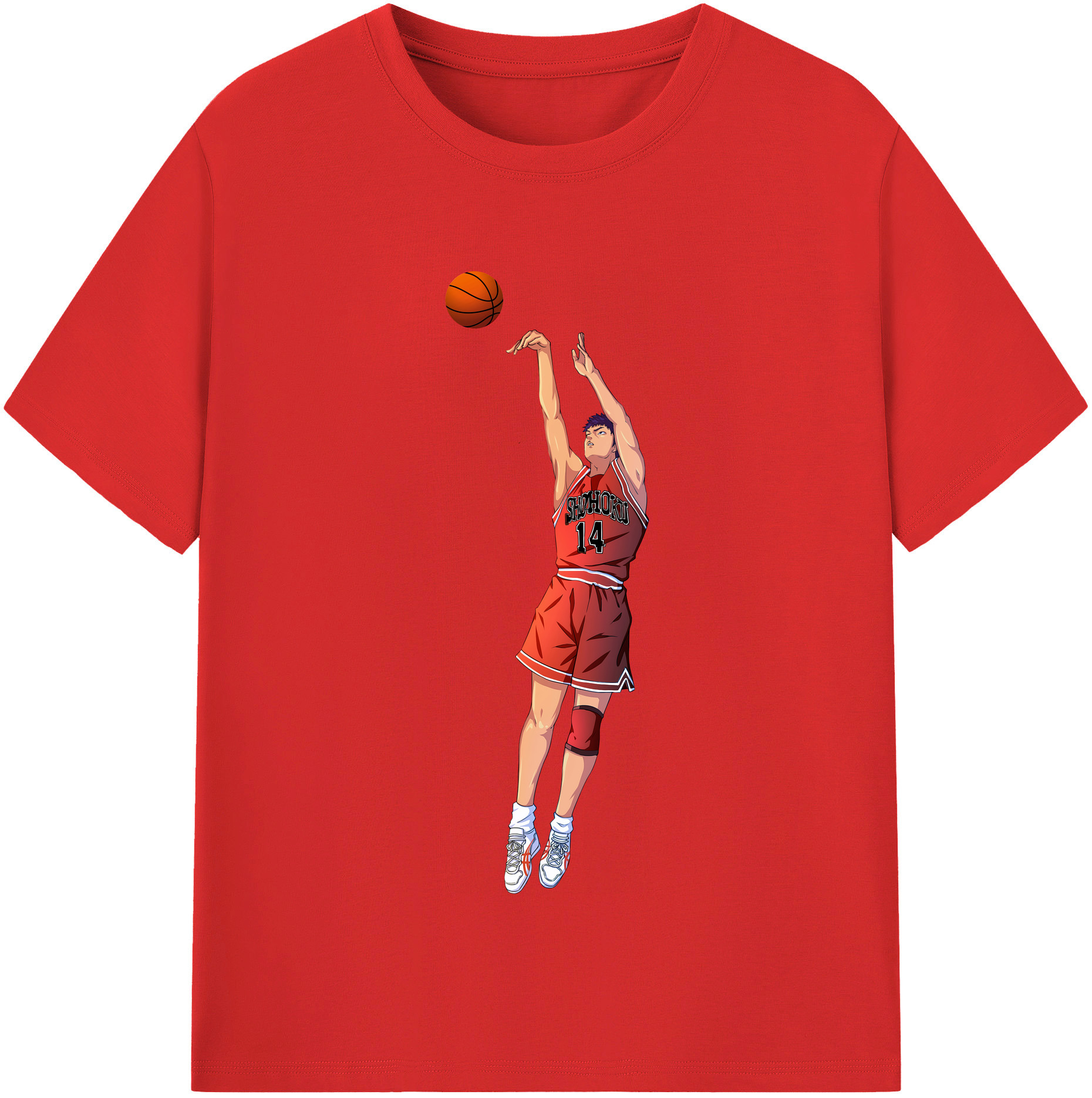 （画像用） SLAM DUNK／スラムダンク レディースカジュアルプリントTシャツ（綿100％）