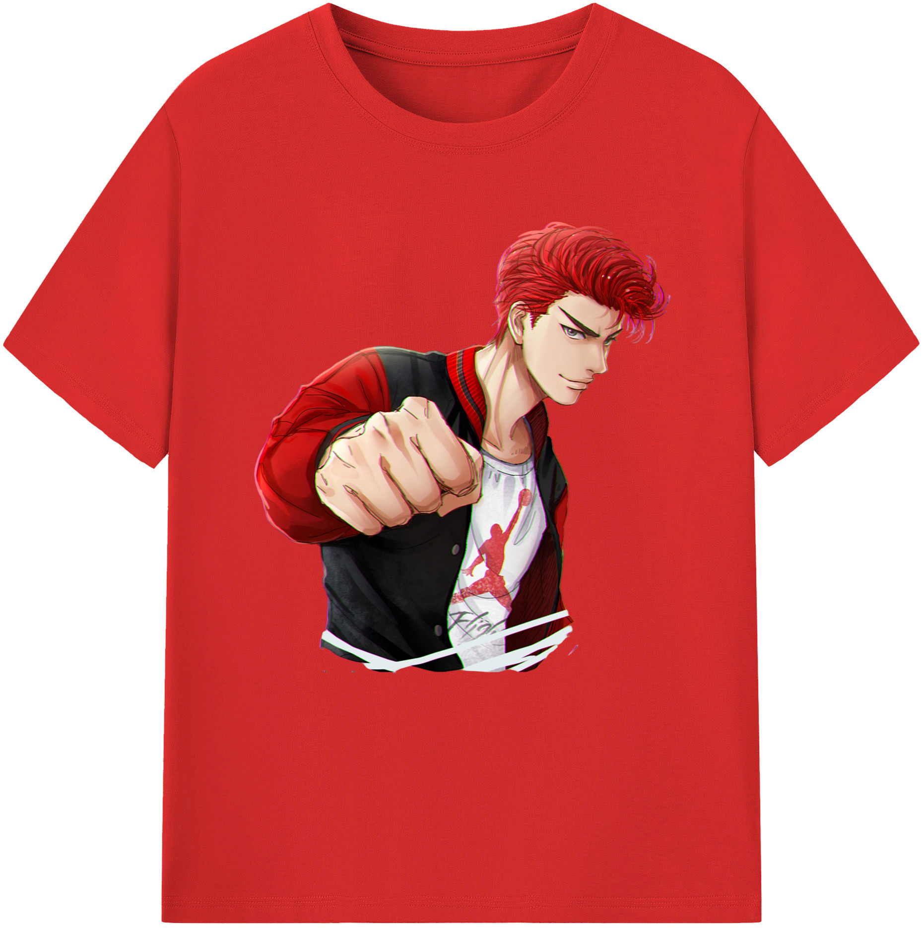 （画像用） SLAM DUNK／スラムダンク レディースカジュアルプリントTシャツ（綿100％）