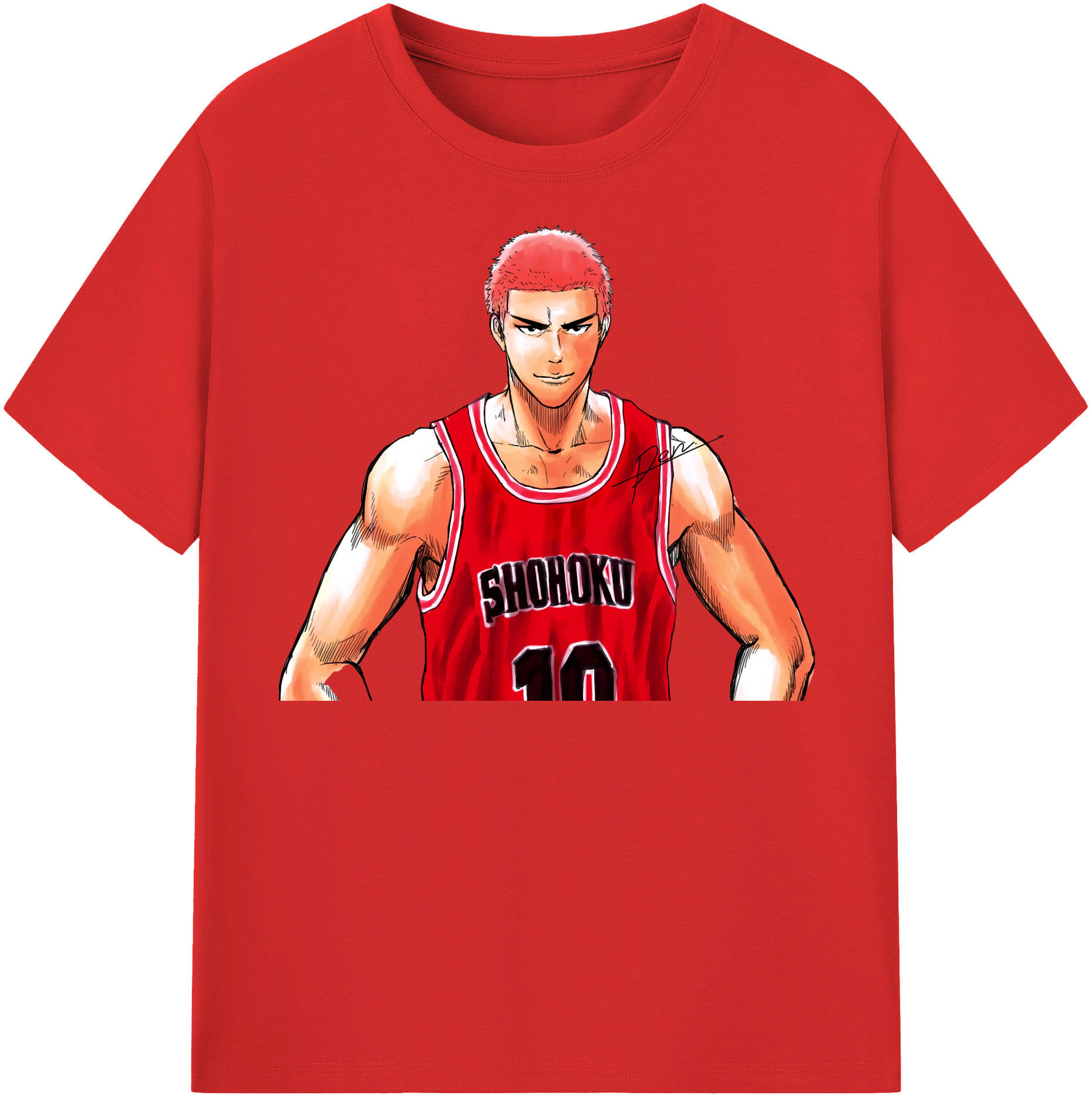 （画像用） SLAM DUNK／スラムダンク レディースカジュアルプリントTシャツ（綿100％）