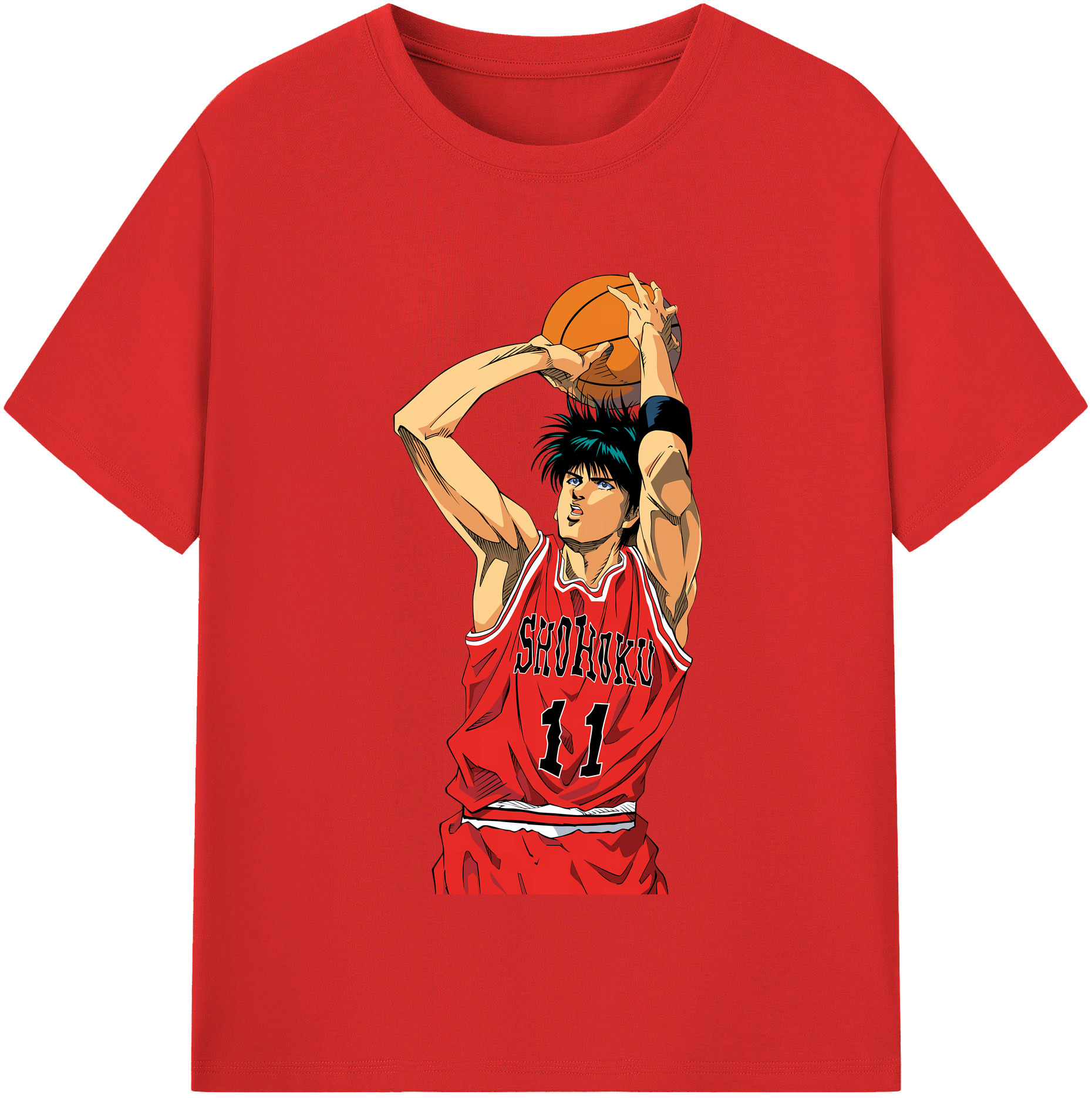 （画像用） SLAM DUNK／スラムダンク レディースカジュアルプリントTシャツ（綿100％）