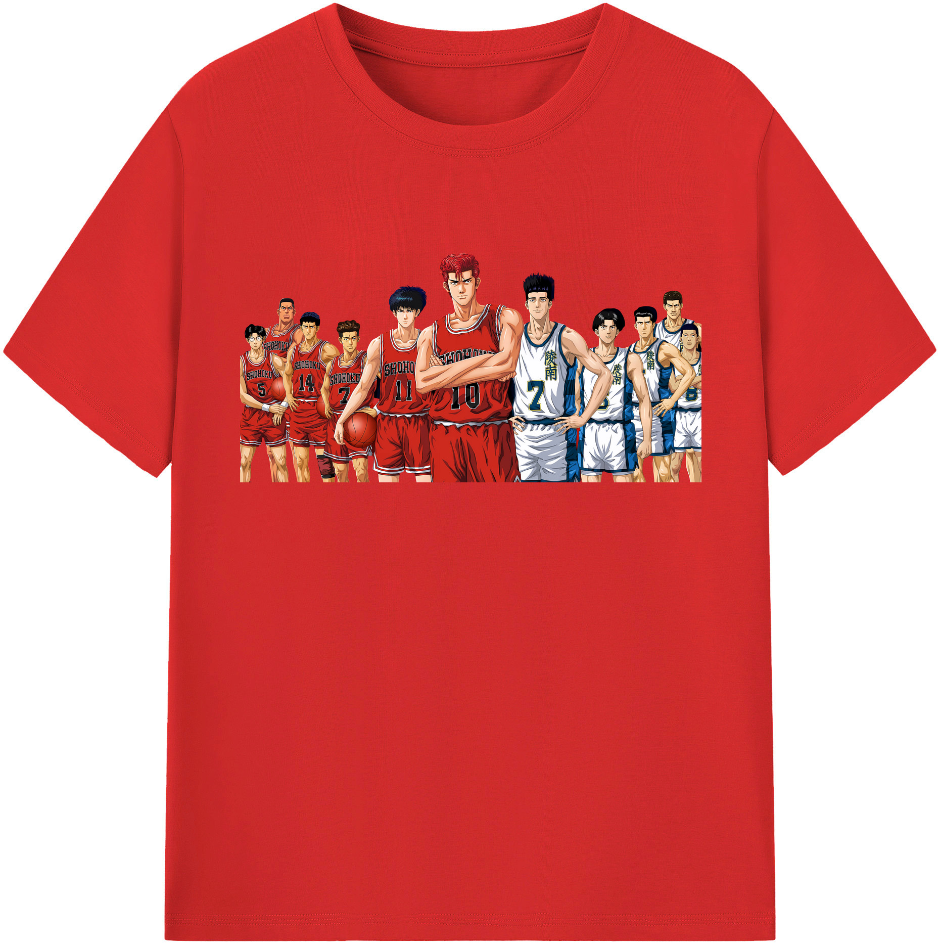 （画像用） SLAM DUNK／スラムダンク レディースカジュアルプリントTシャツ（綿100％）