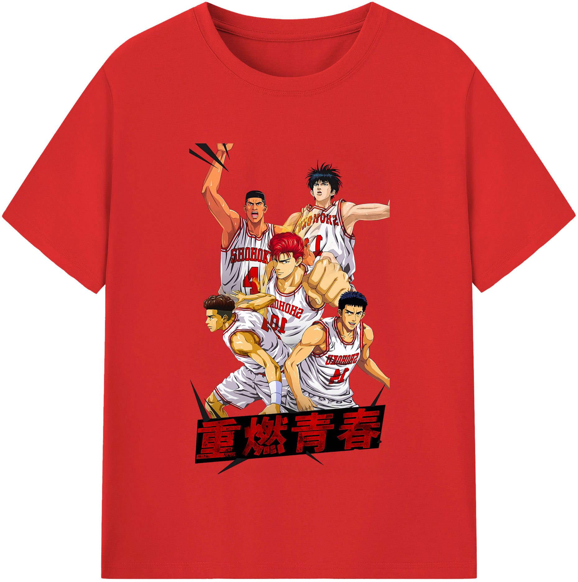 （画像用） SLAM DUNK／スラムダンク レディースカジュアルプリントTシャツ（綿100％）