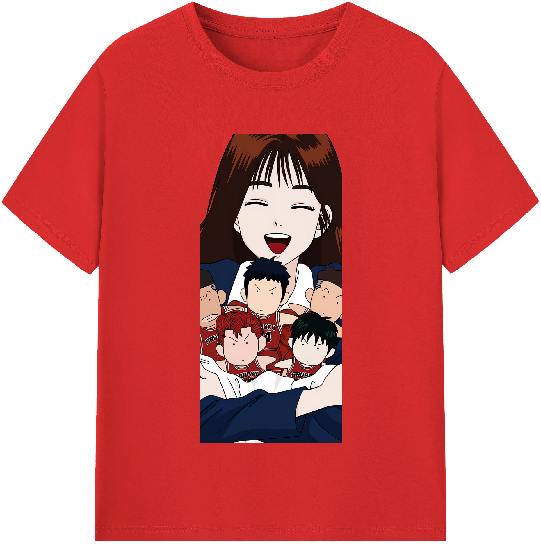 （画像用） SLAM DUNK／スラムダンク レディースカジュアルプリントTシャツ（綿100％）