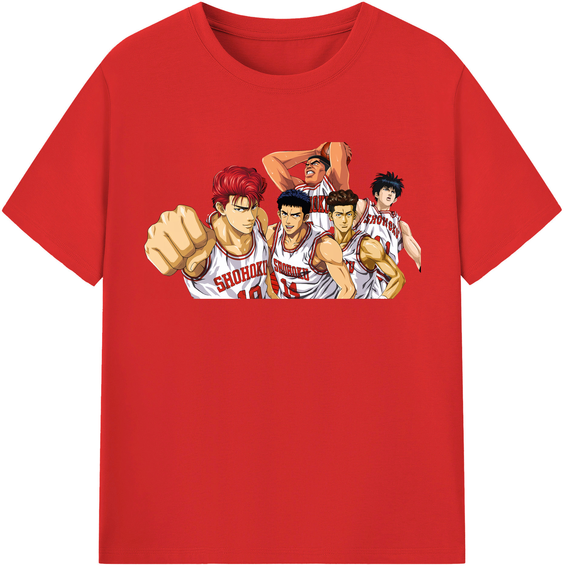 （画像用） SLAM DUNK／スラムダンク レディースカジュアルプリントTシャツ（綿100％）