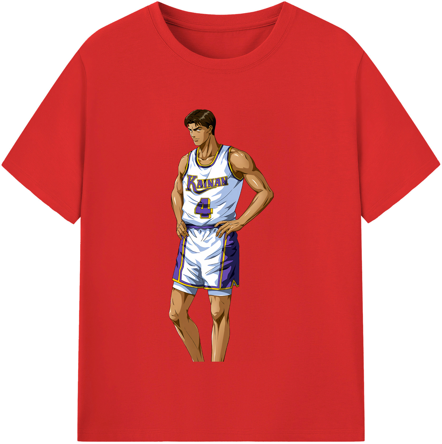 （画像用） SLAM DUNK／スラムダンク レディースカジュアルプリントTシャツ（綿100％）