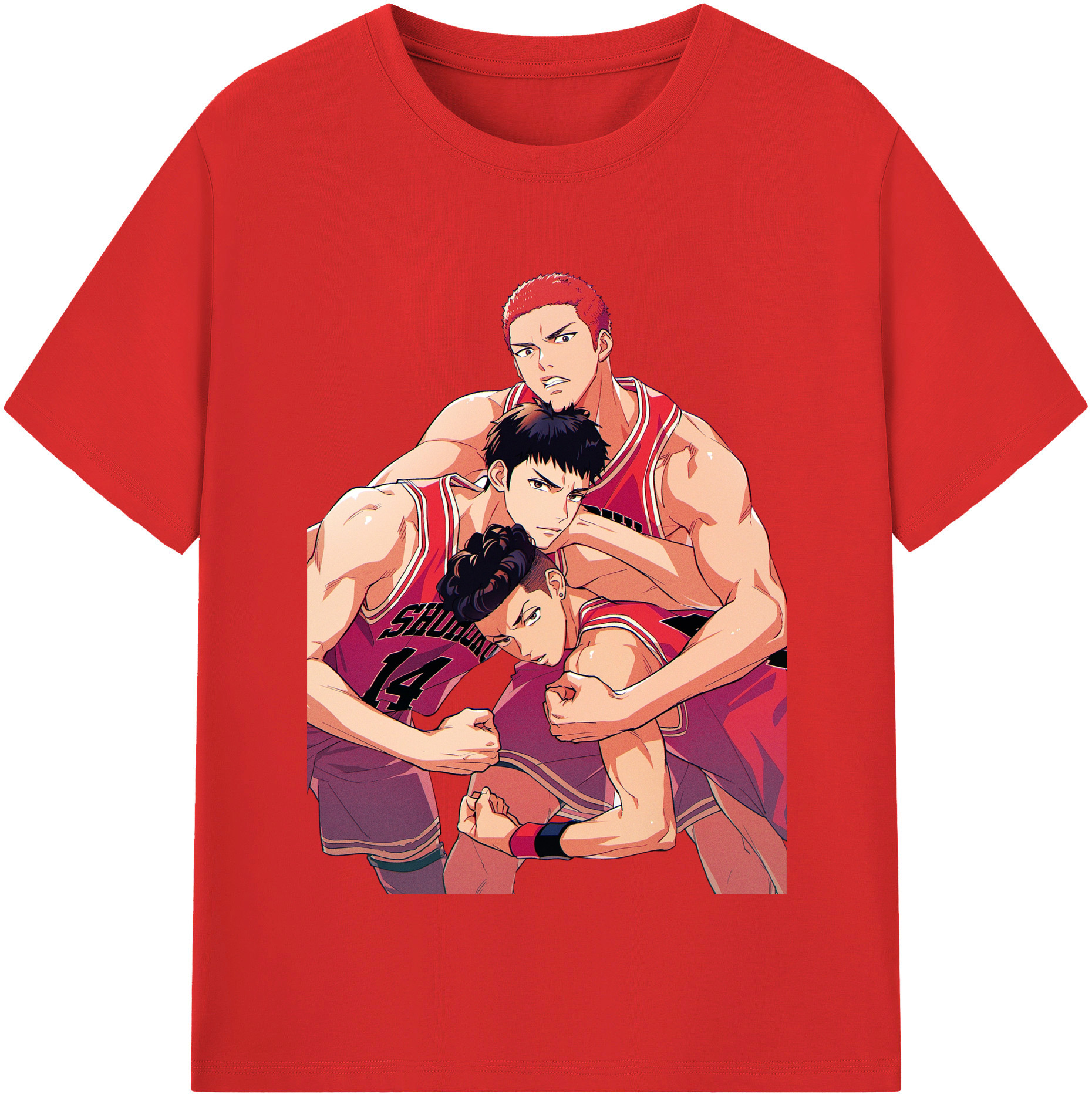 （画像用） SLAM DUNK／スラムダンク レディースカジュアルプリントTシャツ（綿100％）