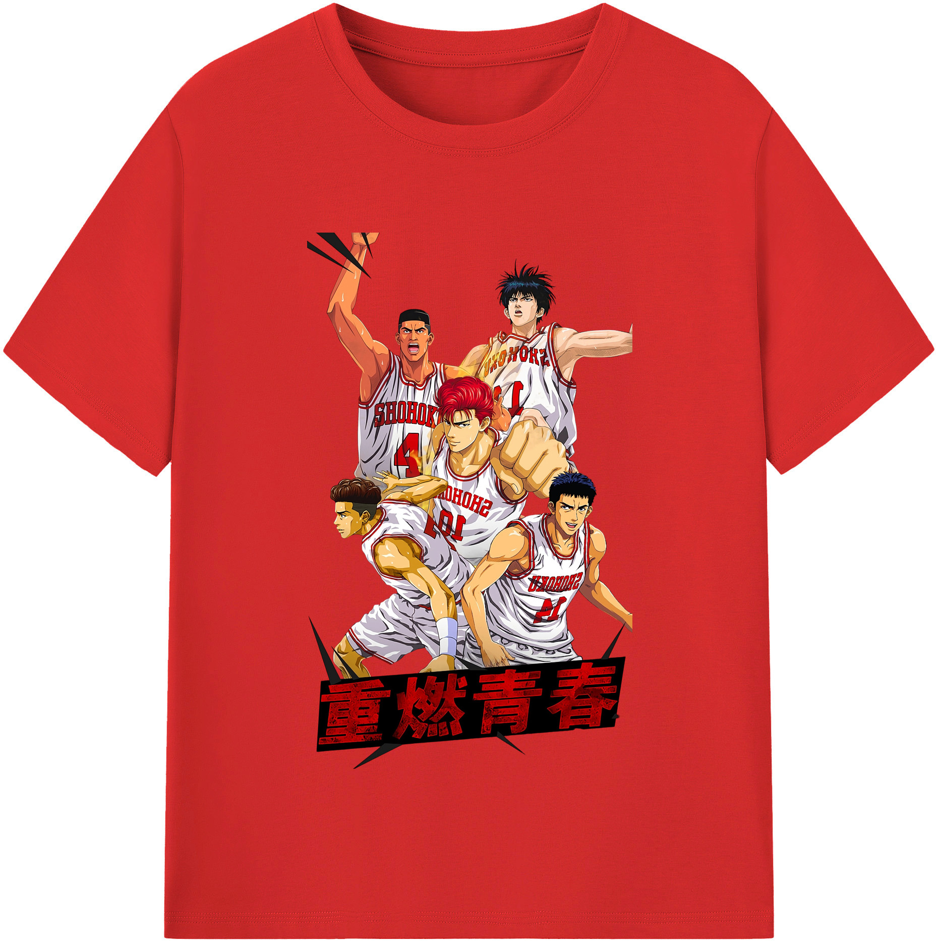 （画像用） SLAM DUNK／スラムダンク レディースカジュアルプリントTシャツ（綿100％）