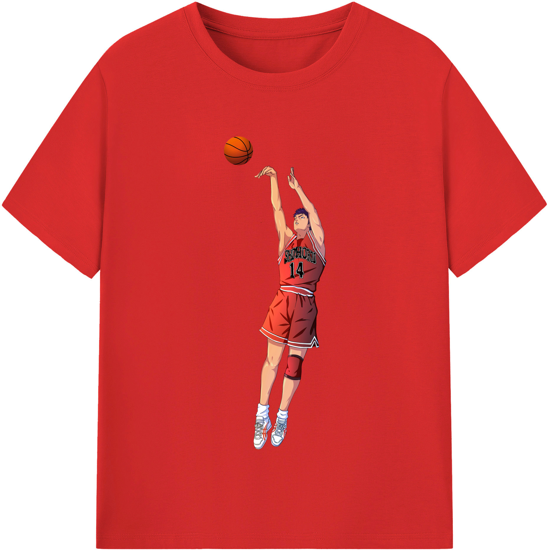 （画像用） SLAM DUNK／スラムダンク レディースカジュアルプリントTシャツ（綿100％）