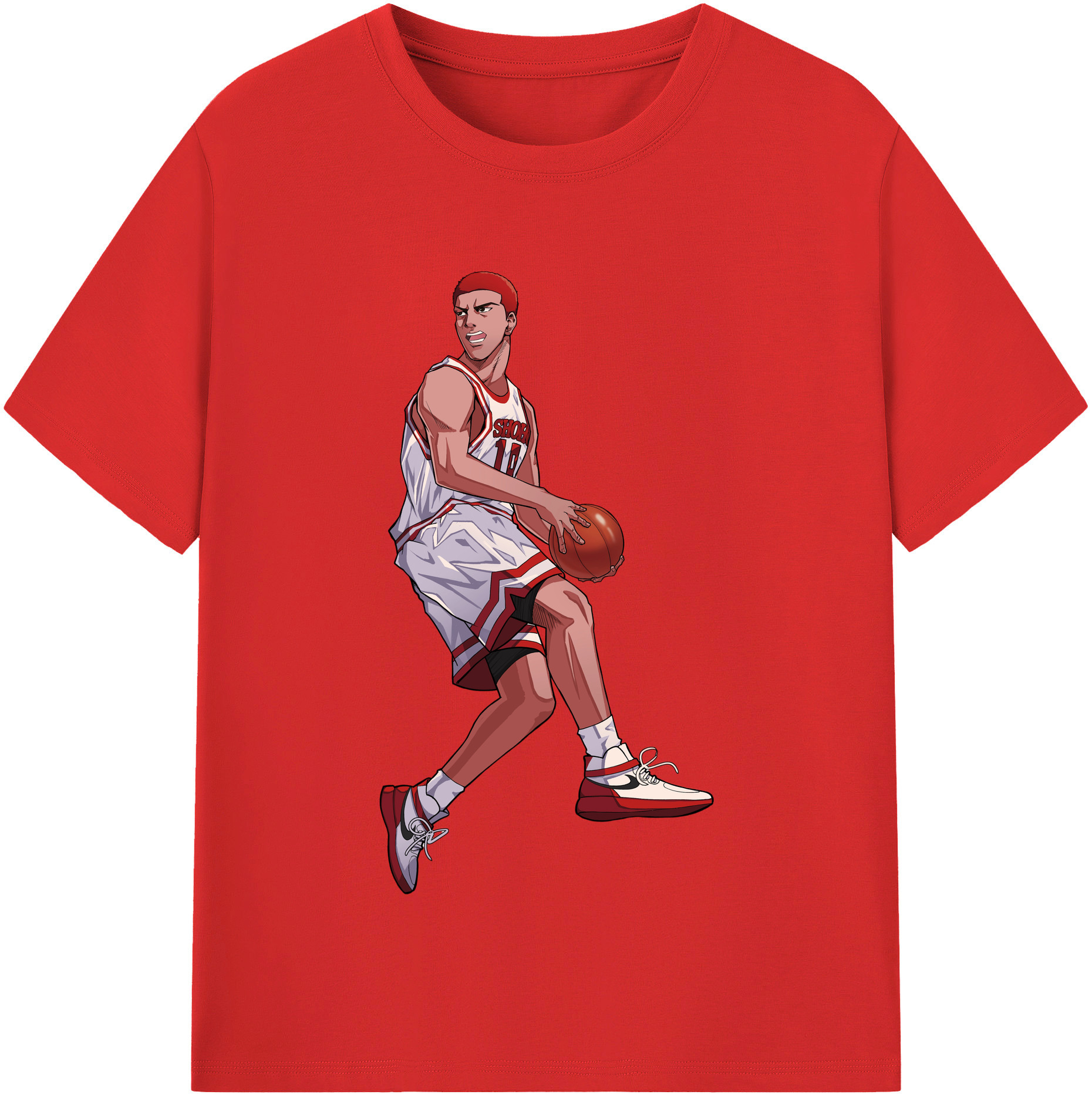 （画像用） SLAM DUNK／スラムダンク レディースカジュアルプリントTシャツ（綿100％）