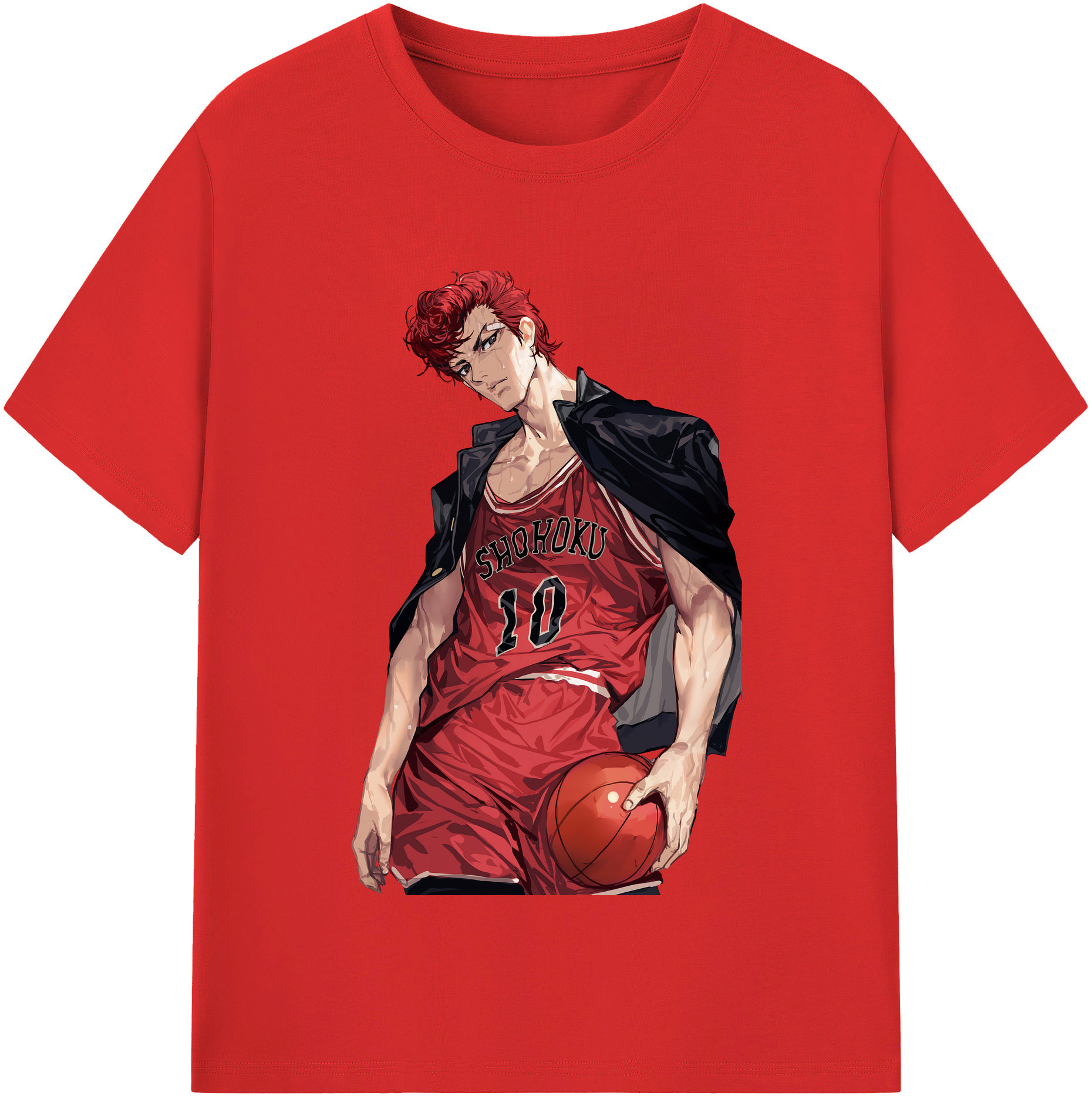 （画像用） SLAM DUNK／スラムダンク レディースカジュアルプリントTシャツ（綿100％）
