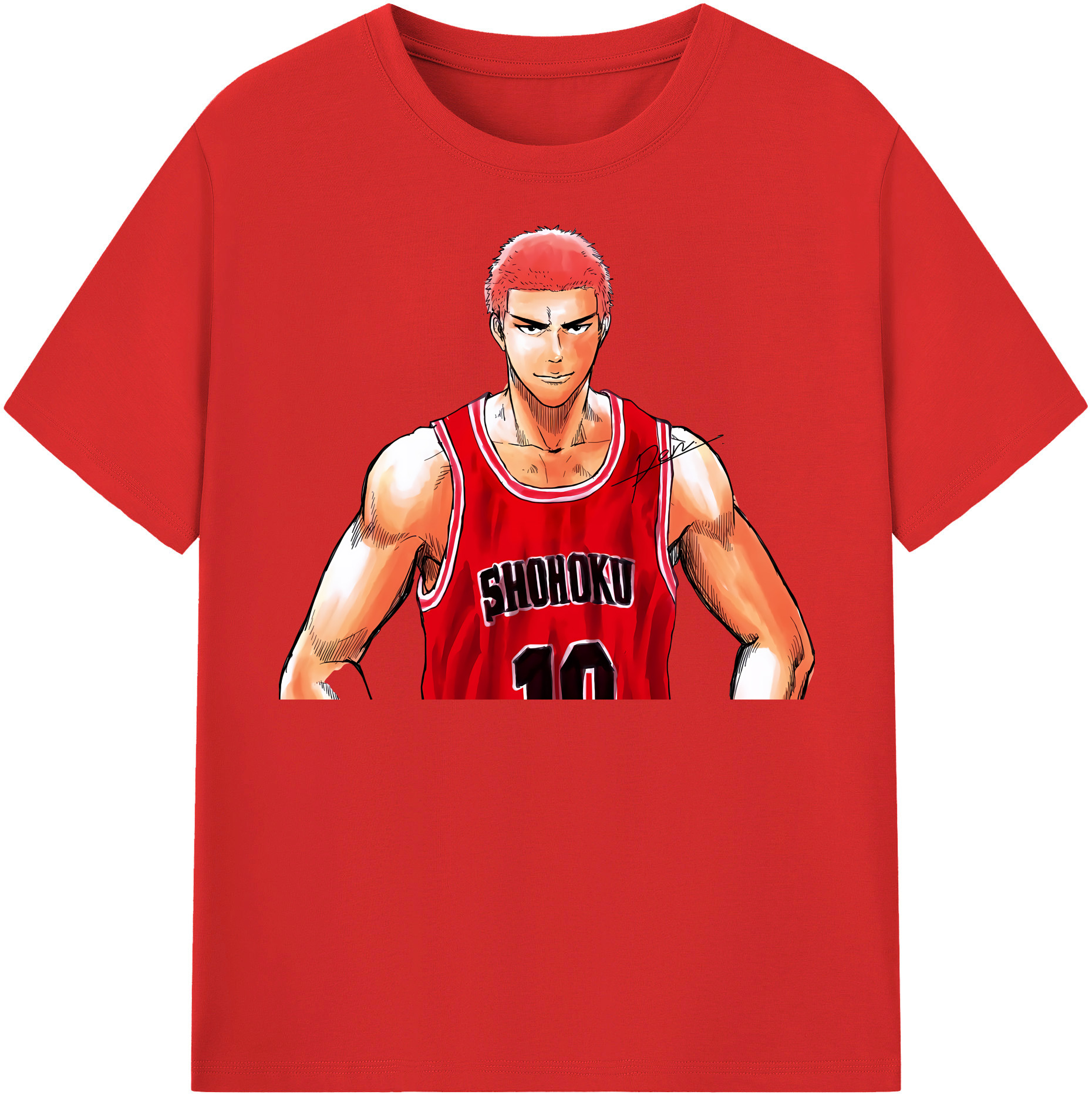 （画像用） SLAM DUNK／スラムダンク レディースカジュアルプリントTシャツ（綿100％）