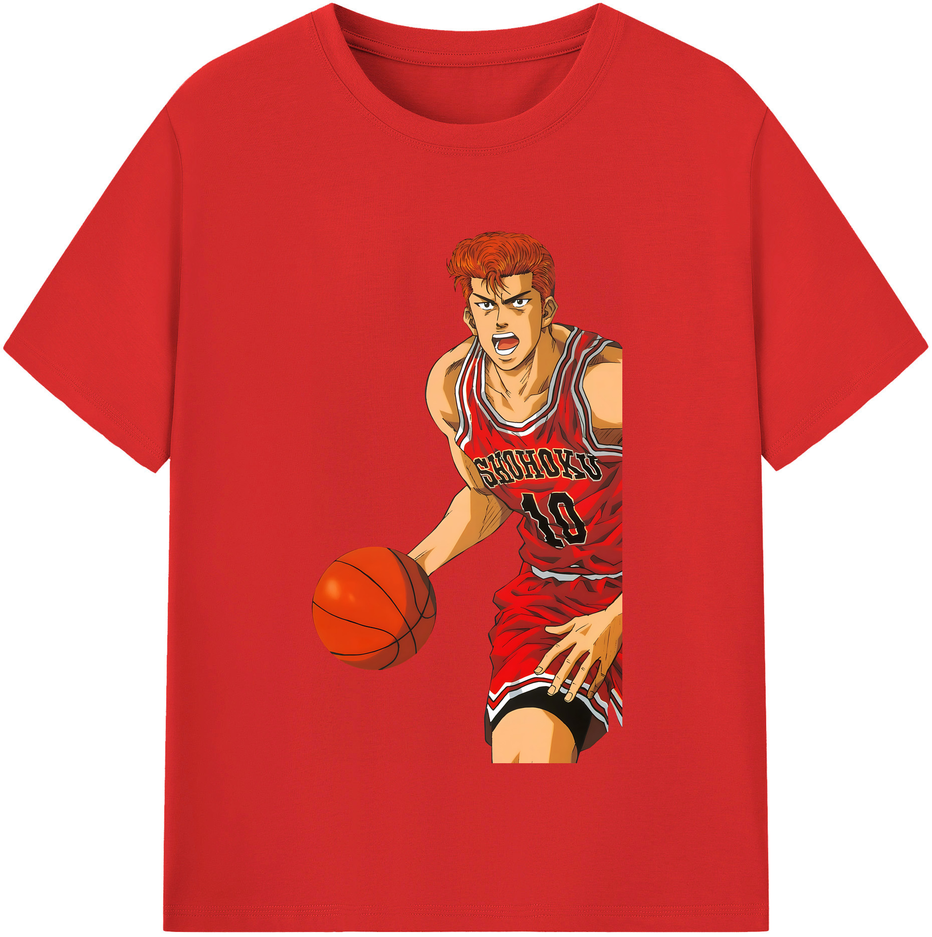 （画像用） SLAM DUNK／スラムダンク レディースカジュアルプリントTシャツ（綿100％）