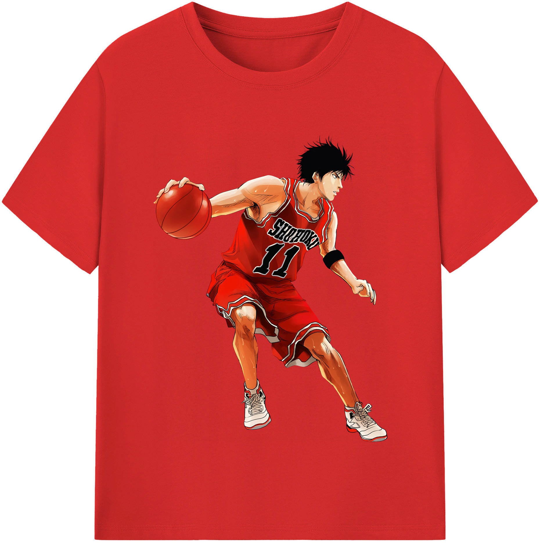 （画像用） SLAM DUNK／スラムダンク レディースカジュアルプリントTシャツ（綿100％）