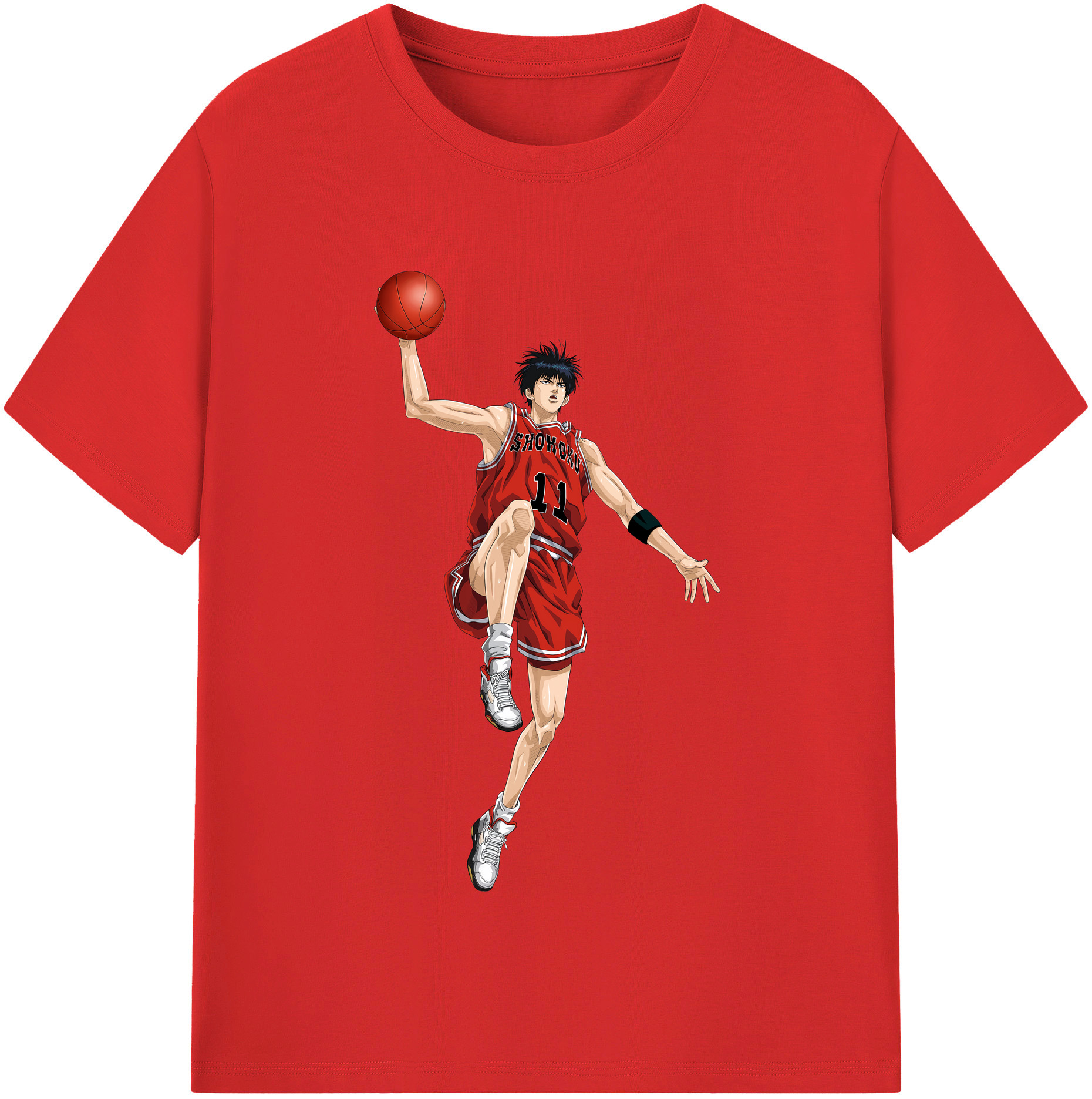 （画像用） SLAM DUNK／スラムダンク レディースカジュアルプリントTシャツ（綿100％）