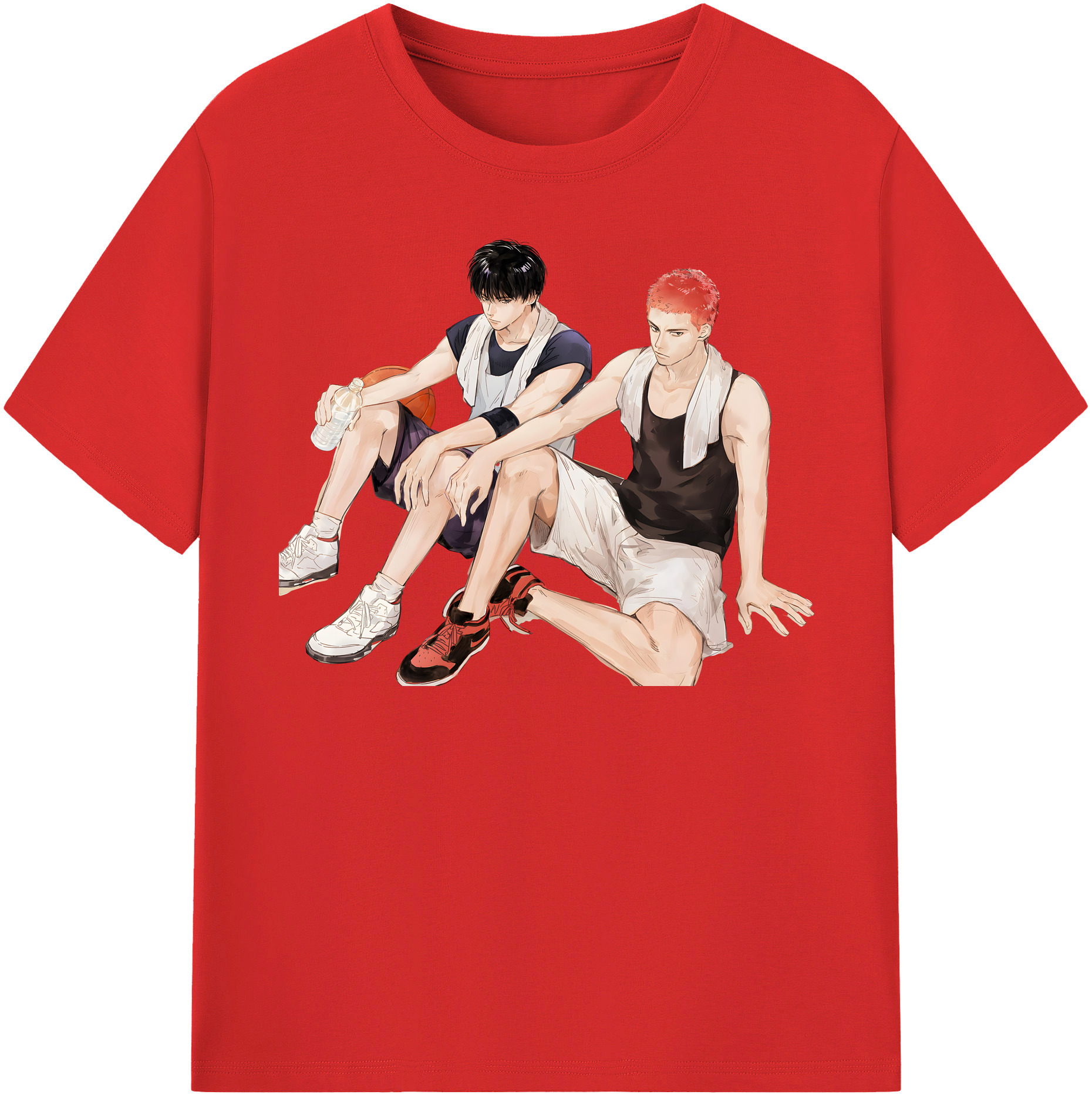 （画像用） SLAM DUNK／スラムダンク レディースカジュアルプリントTシャツ（綿100％）