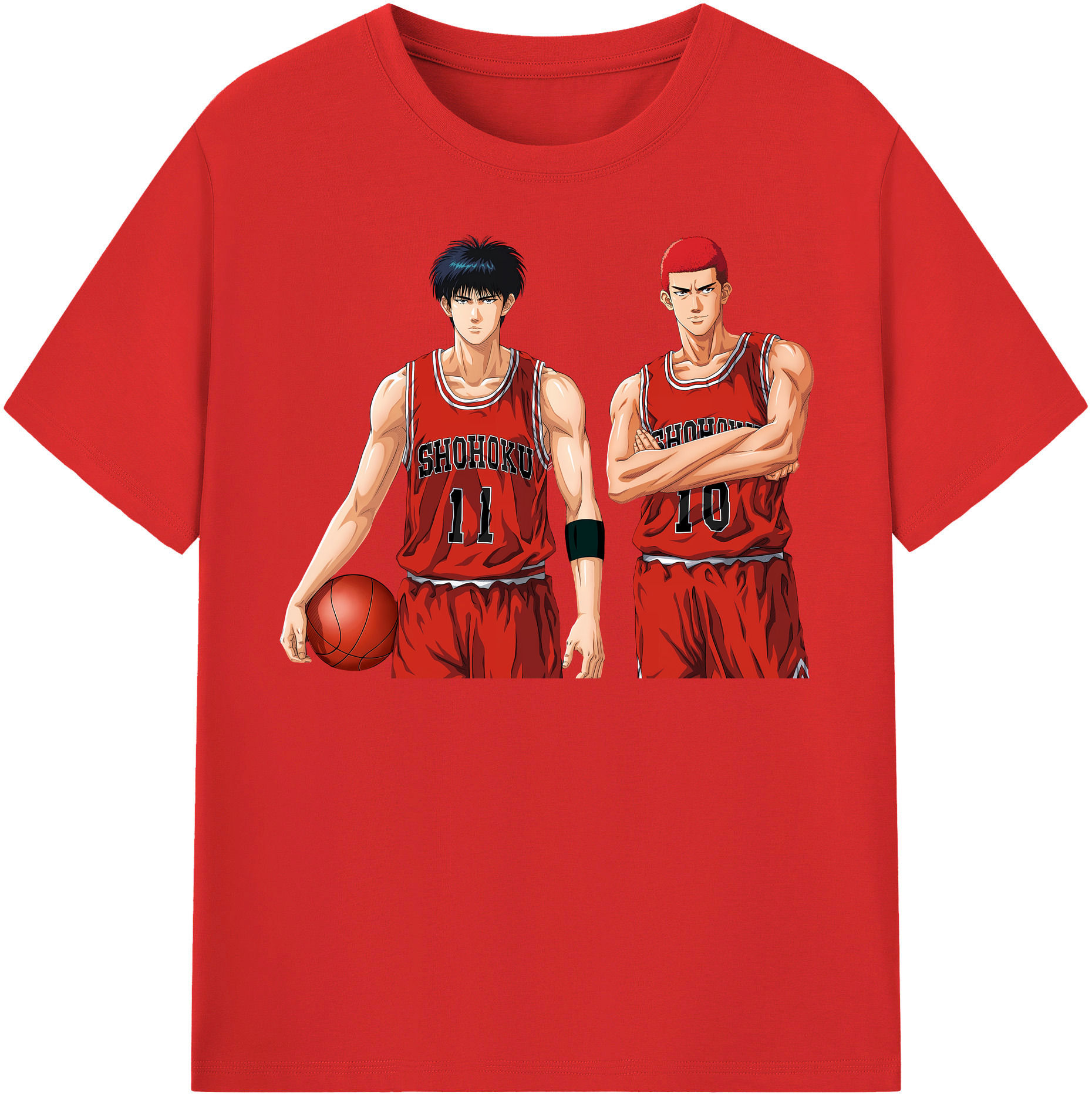 （画像用） SLAM DUNK／スラムダンク レディースカジュアルプリントTシャツ（綿100％）