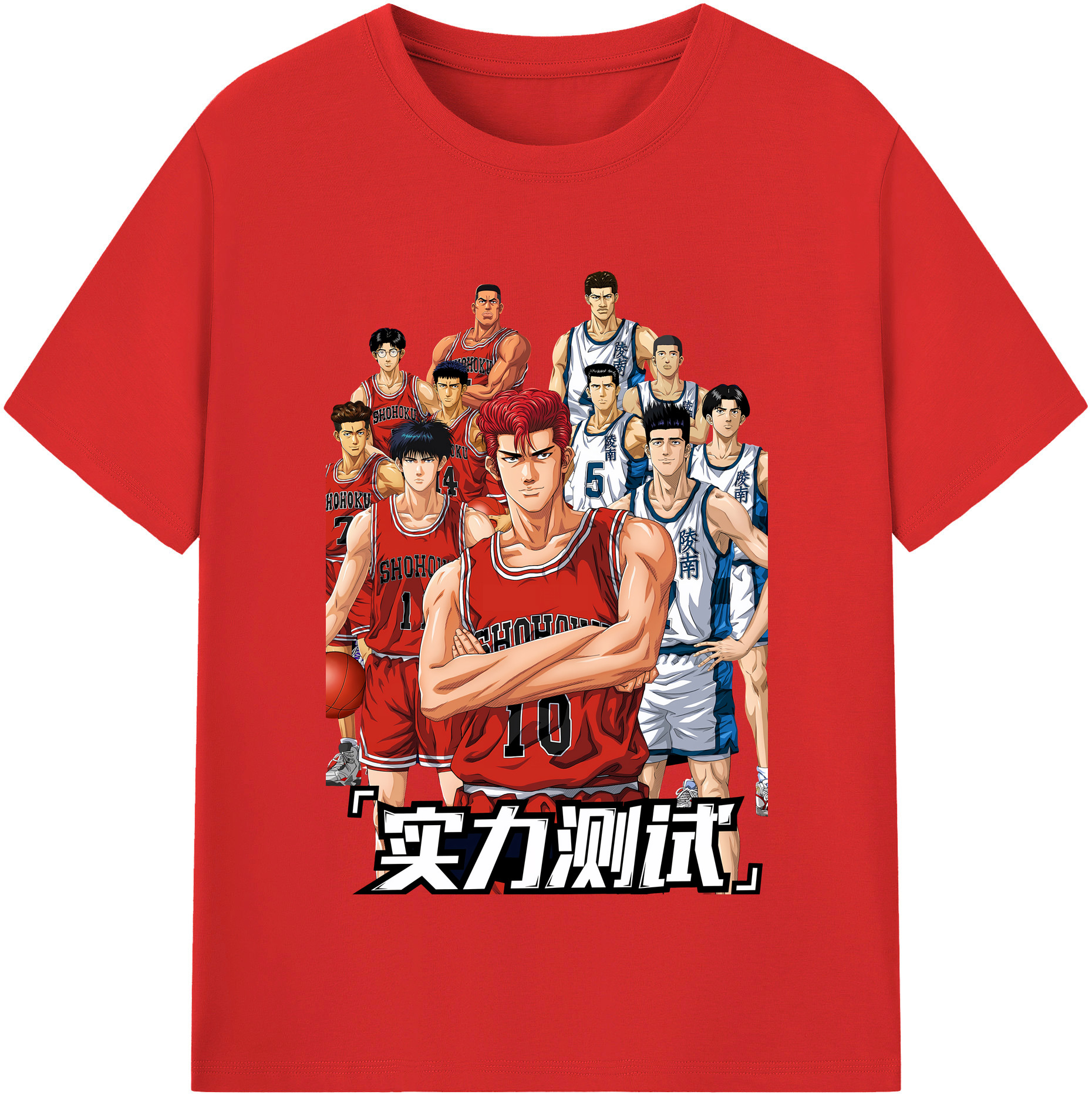 （画像用） SLAM DUNK／スラムダンク レディースカジュアルプリントTシャツ（綿100％）