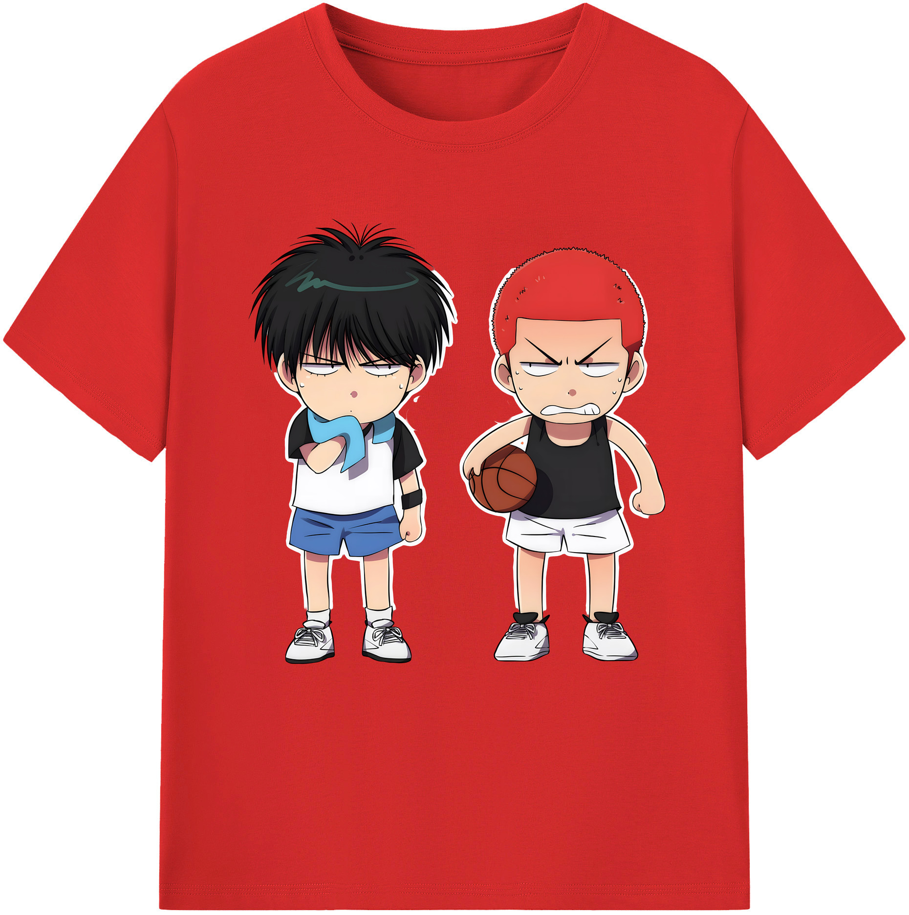 （画像用） SLAM DUNK／スラムダンク レディースカジュアルプリントTシャツ（綿100％）