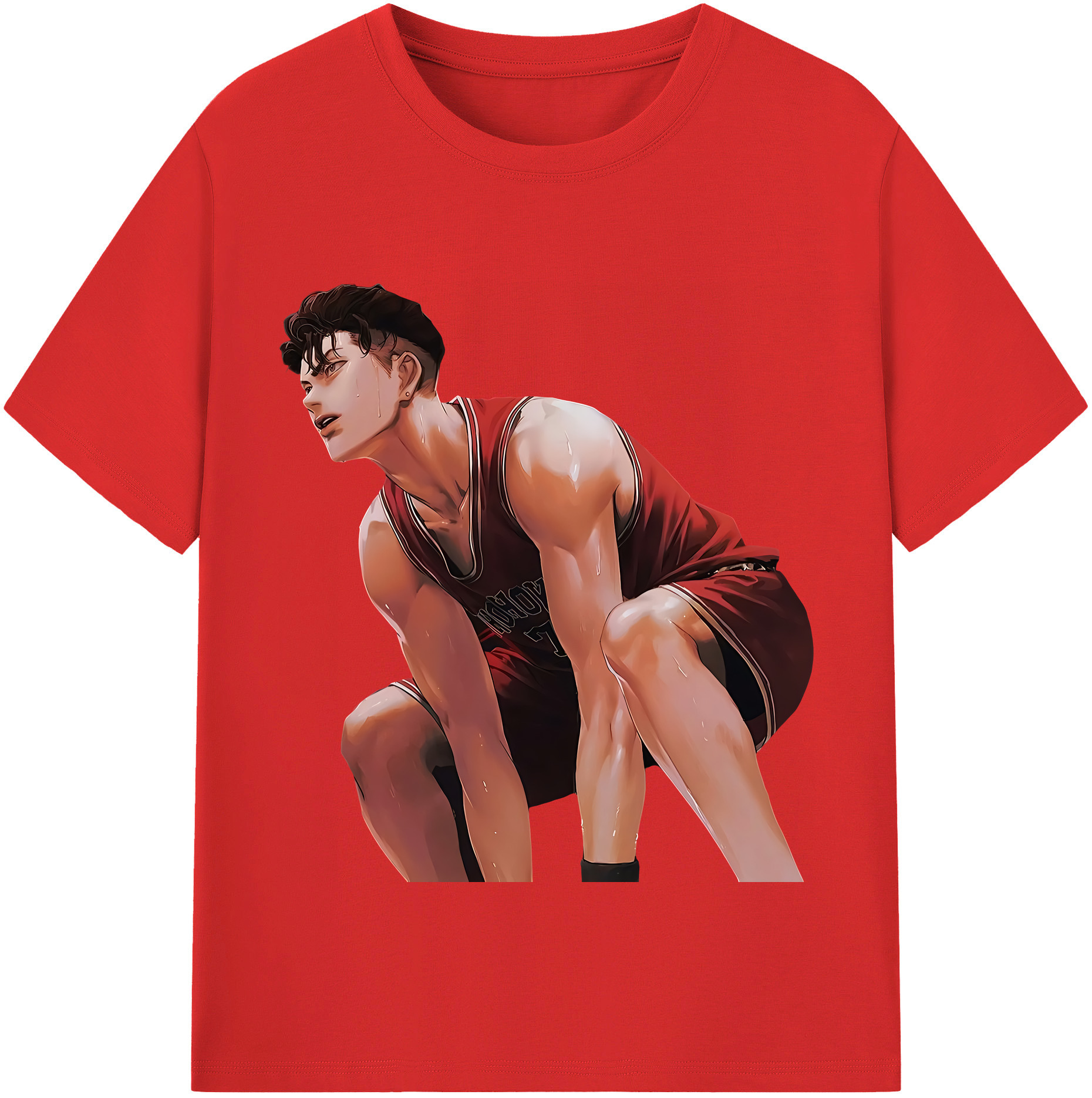 （画像用） SLAM DUNK／スラムダンク レディースカジュアルプリントTシャツ（綿100％）
