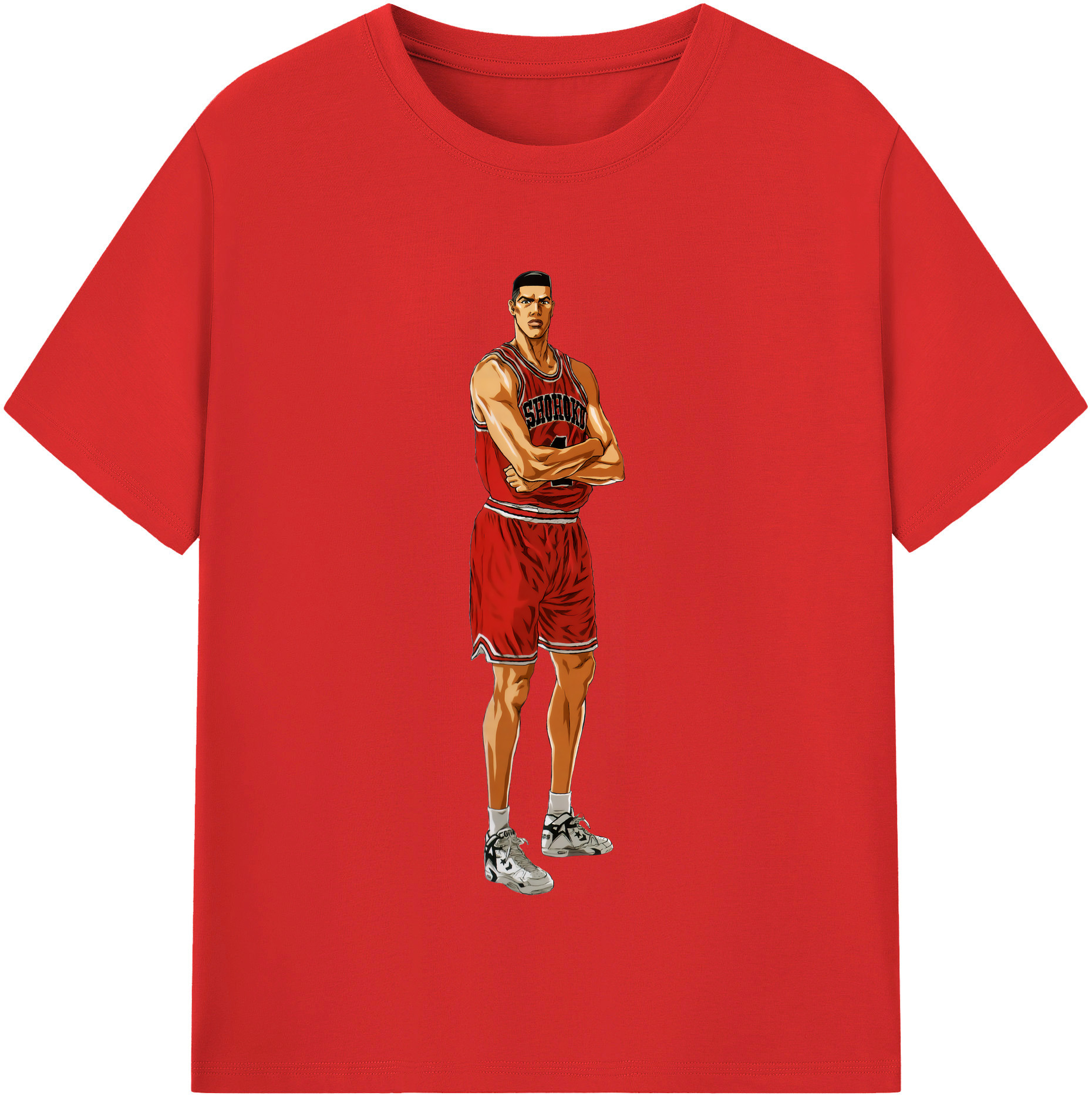 （画像用） SLAM DUNK／スラムダンク レディースカジュアルプリントTシャツ（綿100％）