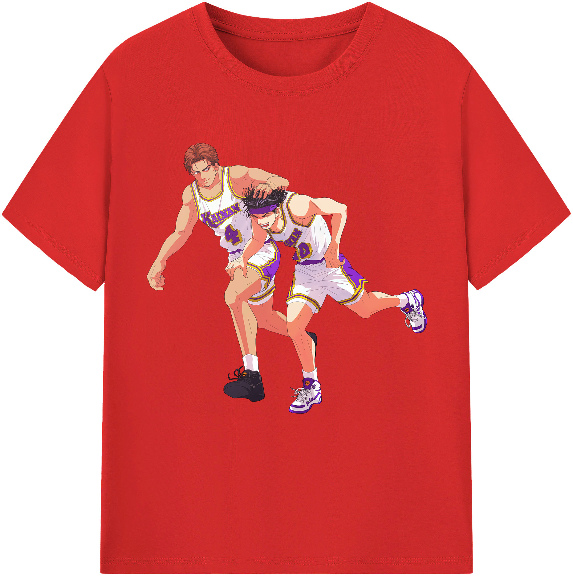 （画像用） SLAM DUNK／スラムダンク レディースカジュアルプリントTシャツ（綿100％）