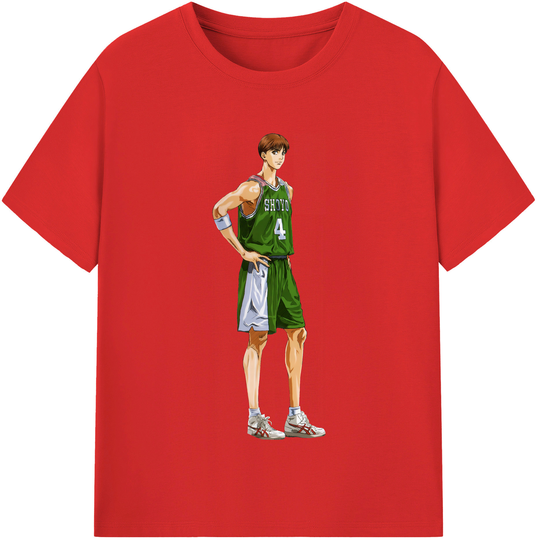 （画像用） SLAM DUNK／スラムダンク レディースカジュアルプリントTシャツ（綿100％）