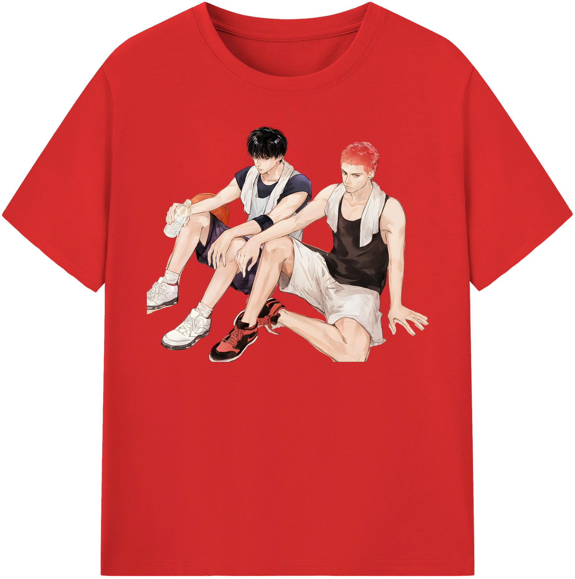 （画像用） SLAM DUNK／スラムダンク レディースカジュアルプリントTシャツ（綿100％）