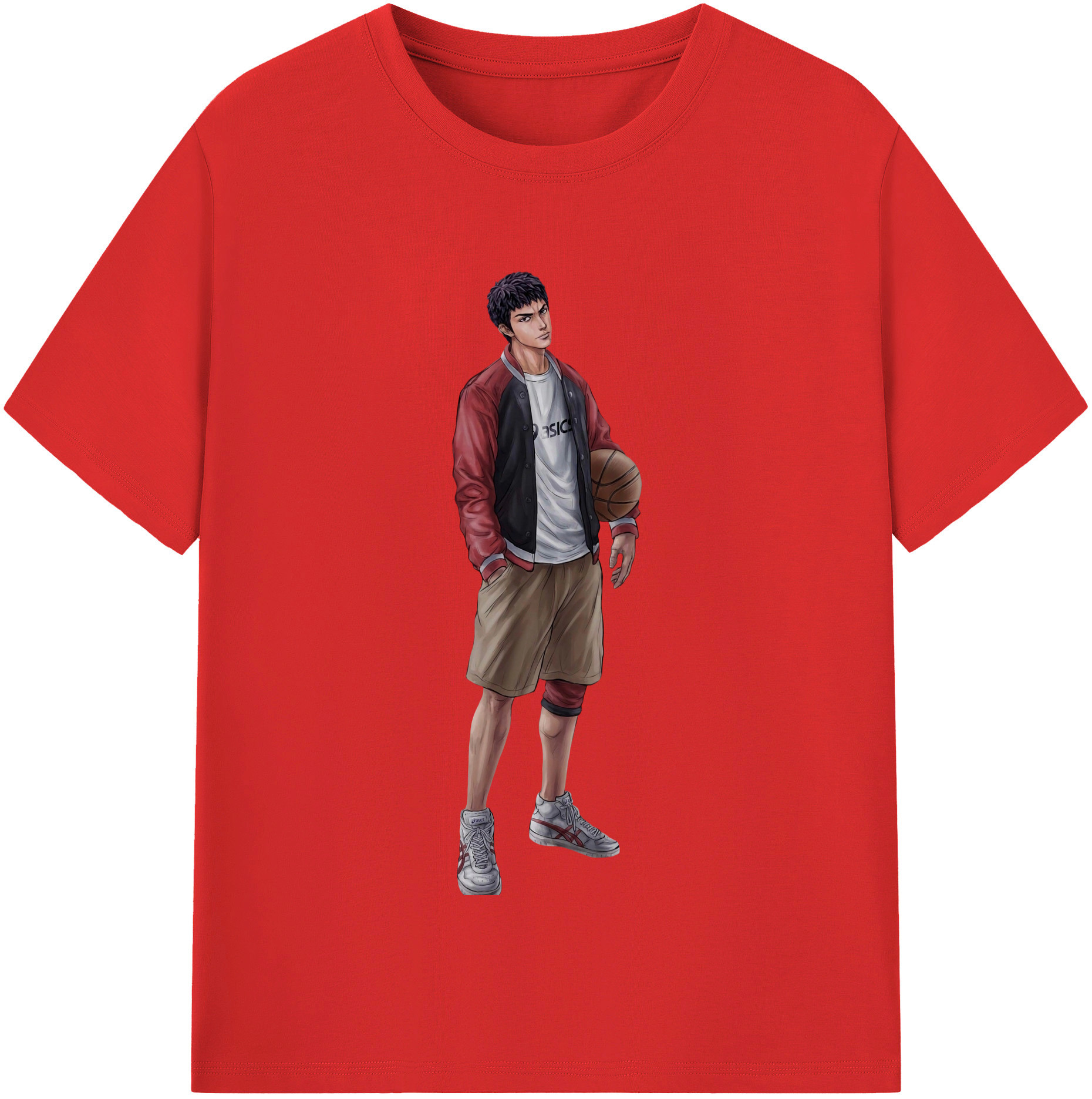 （画像用） SLAM DUNK／スラムダンク レディースカジュアルプリントTシャツ（綿100％）