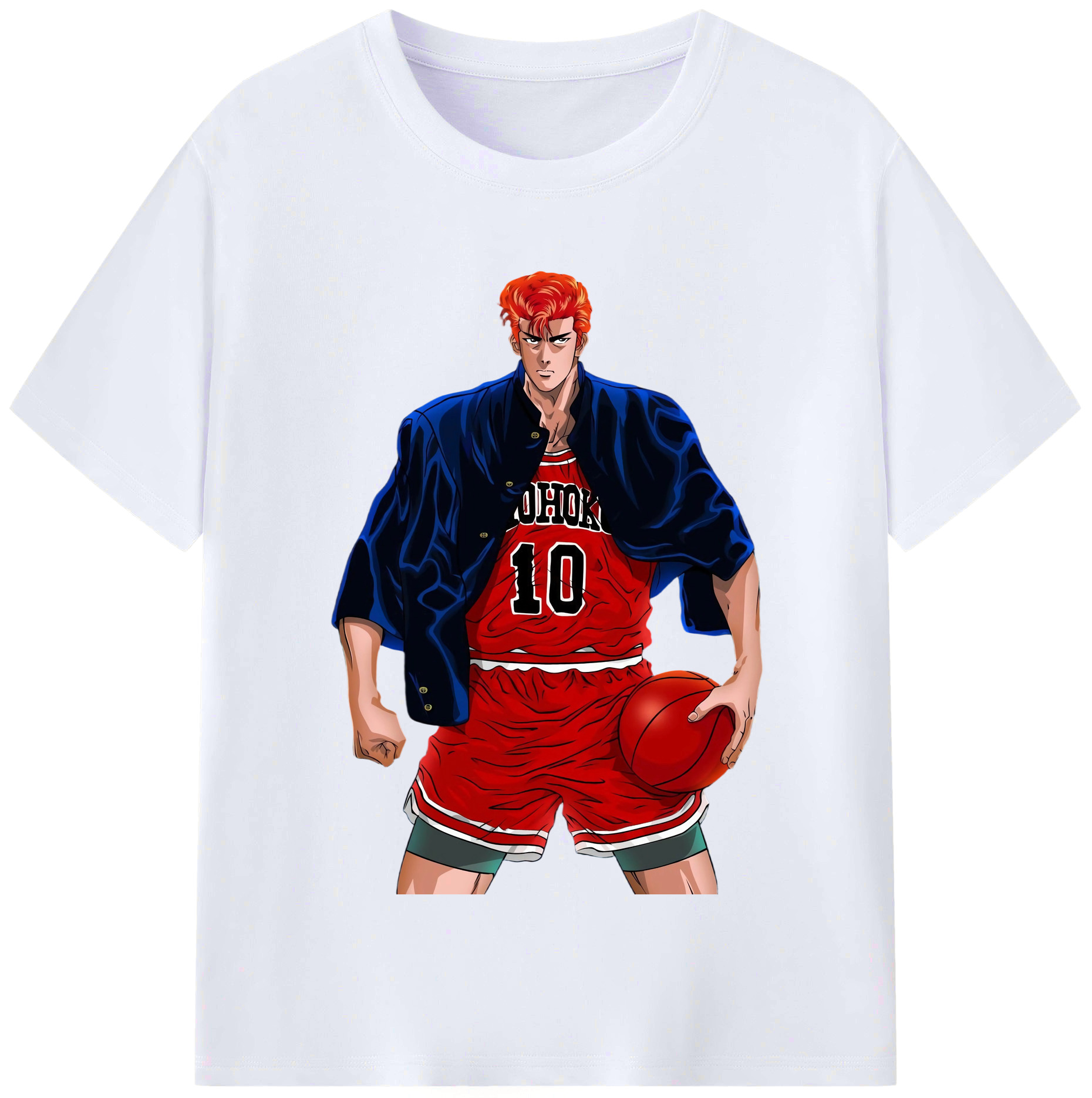 （画像用） SLAM DUNK／スラムダンク レディースカジュアルプリントTシャツ（綿100％）