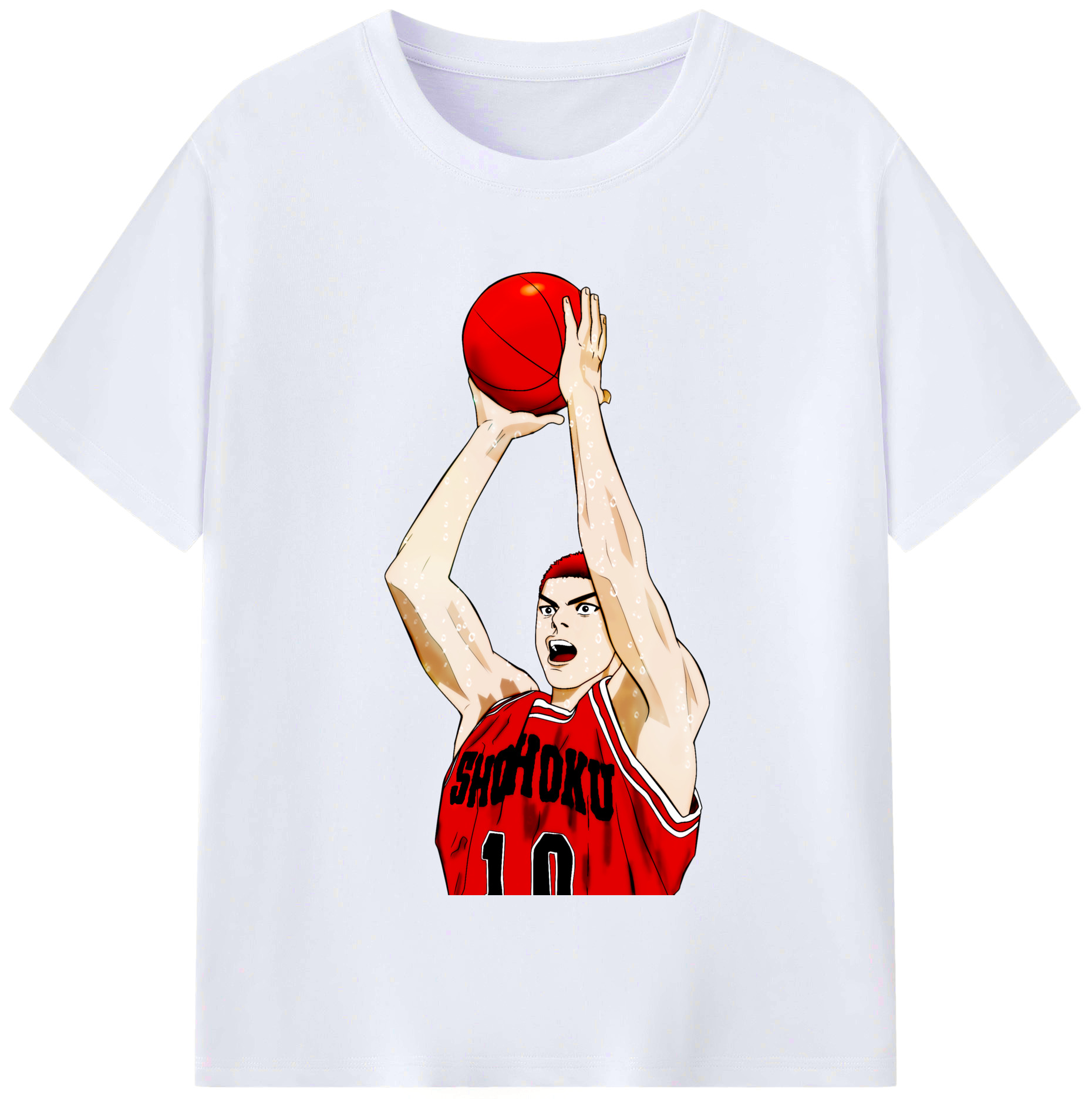 （画像用） SLAM DUNK／スラムダンク レディースカジュアルプリントTシャツ（綿100％）