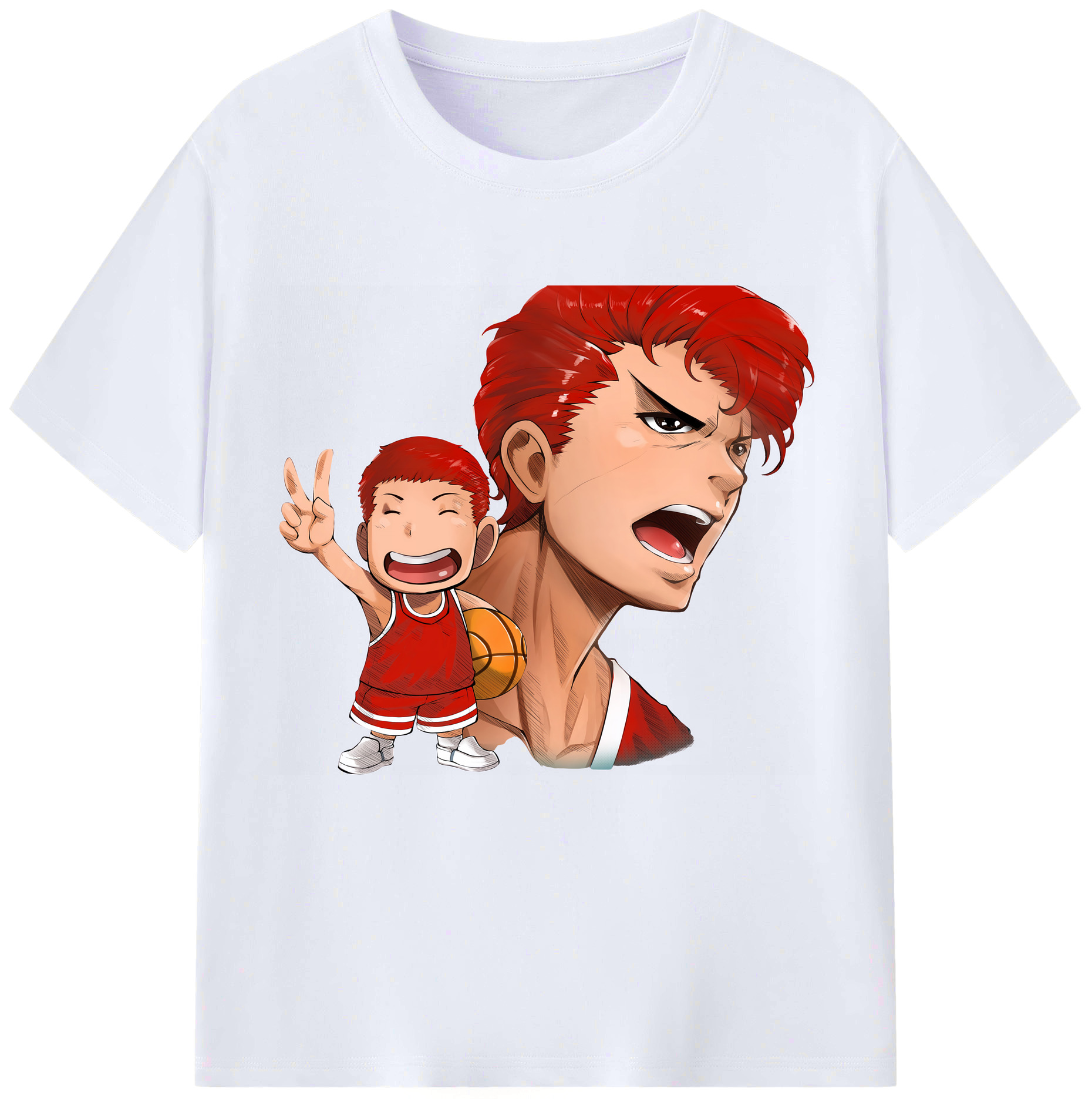 （画像用） SLAM DUNK／スラムダンク レディースカジュアルプリントTシャツ（綿100％）