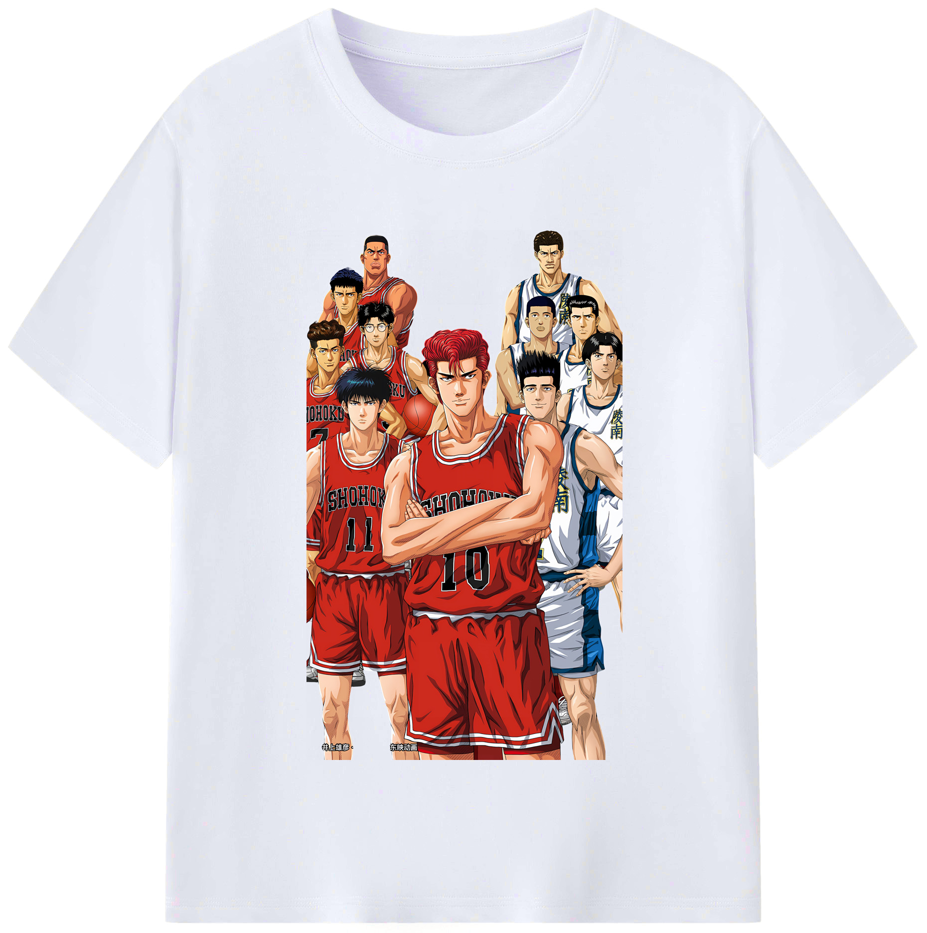 （画像用） SLAM DUNK／スラムダンク レディースカジュアルプリントTシャツ（綿100％）