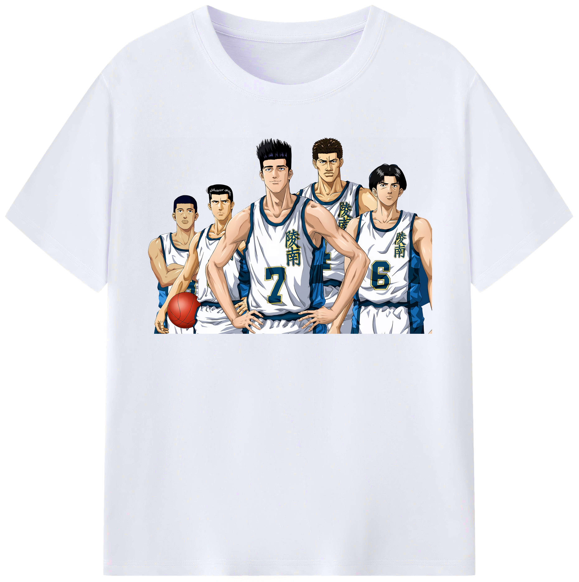 （画像用） SLAM DUNK／スラムダンク レディースカジュアルプリントTシャツ（綿100％）