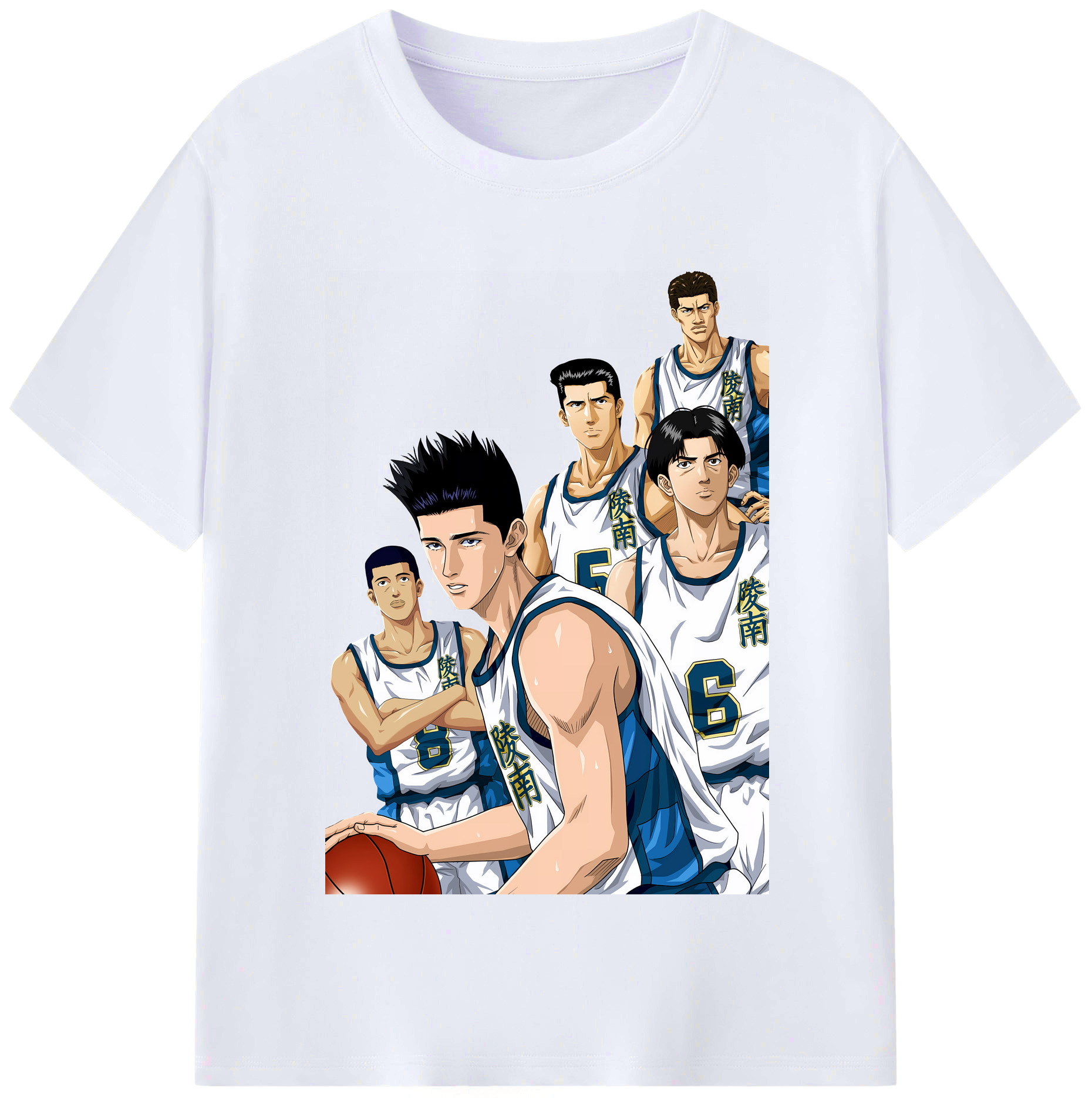 （画像用） SLAM DUNK／スラムダンク レディースカジュアルプリントTシャツ（綿100％）