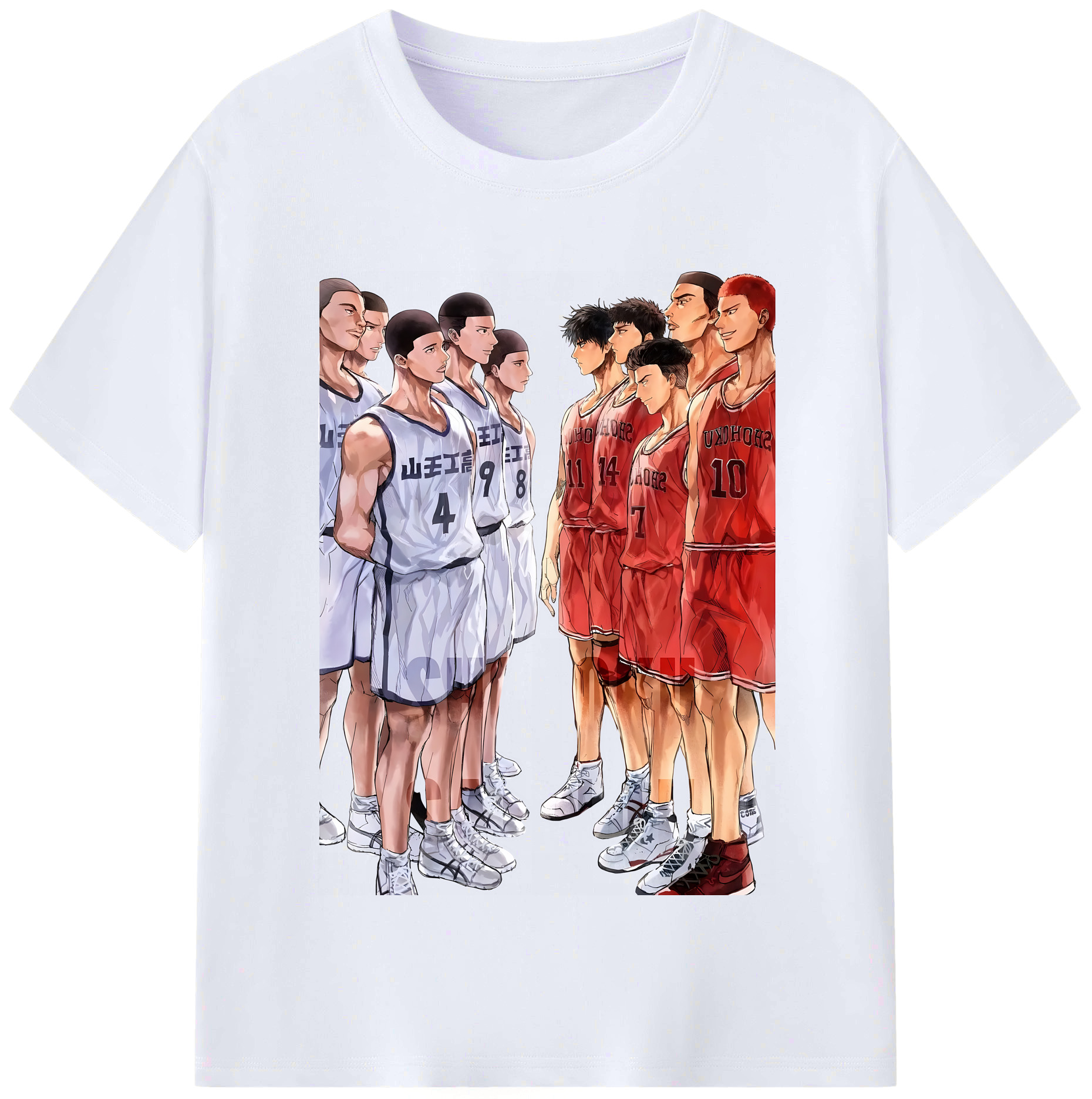 （画像用） SLAM DUNK／スラムダンク レディースカジュアルプリントTシャツ（綿100％）