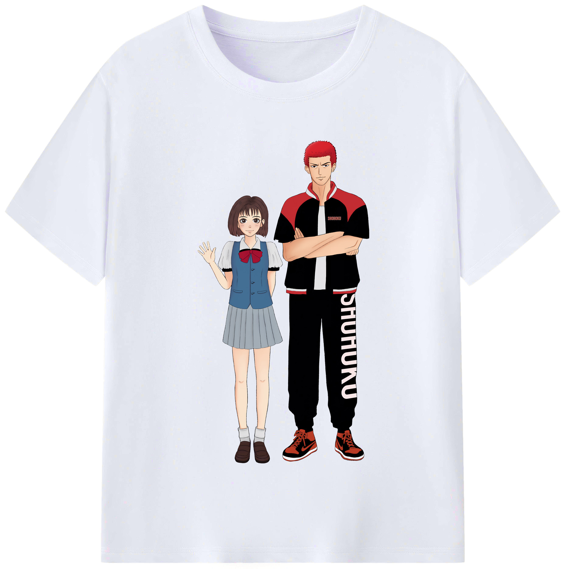 （画像用） SLAM DUNK／スラムダンク レディースカジュアルプリントTシャツ（綿100％）