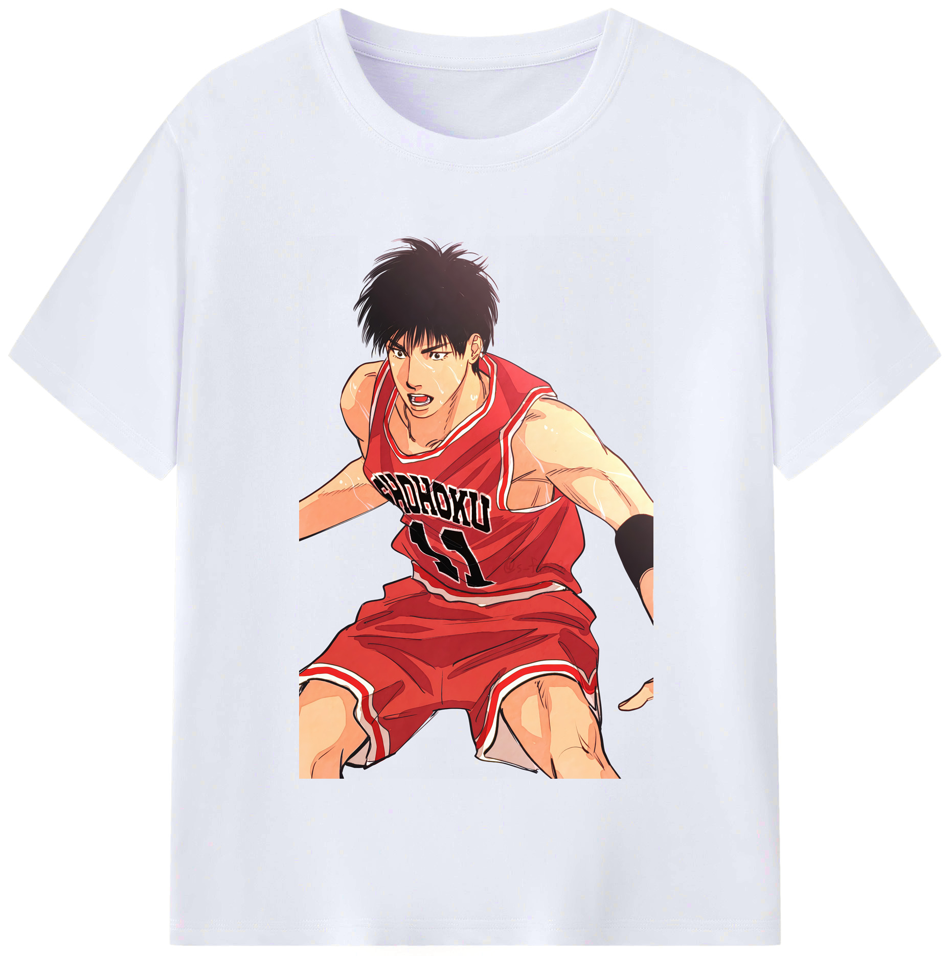 （画像用） SLAM DUNK／スラムダンク レディースカジュアルプリントTシャツ（綿100％）