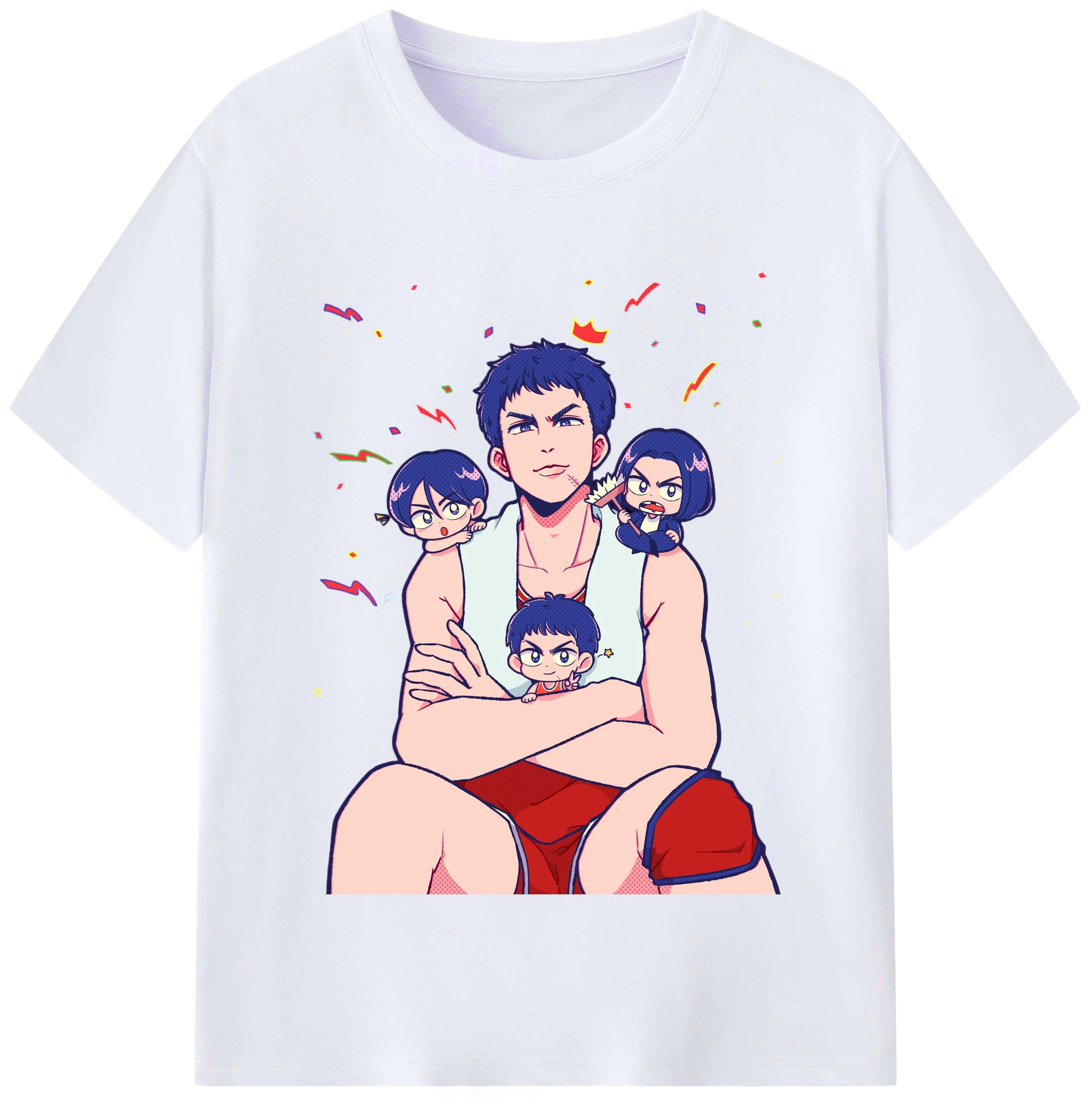 （画像用） SLAM DUNK／スラムダンク レディースカジュアルプリントTシャツ（綿100％）
