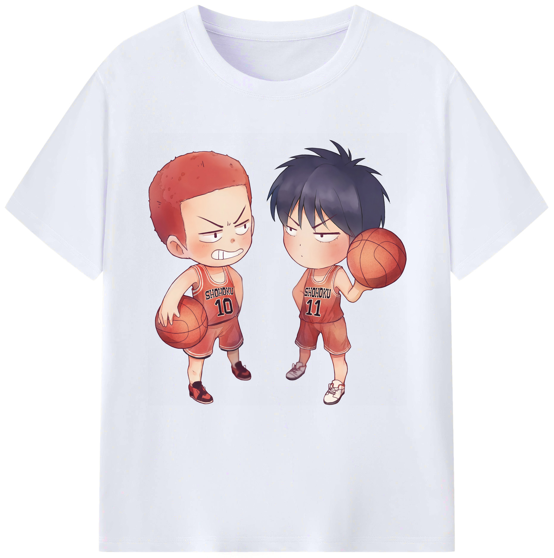 （画像用） SLAM DUNK／スラムダンク レディースカジュアルプリントTシャツ（綿100％）