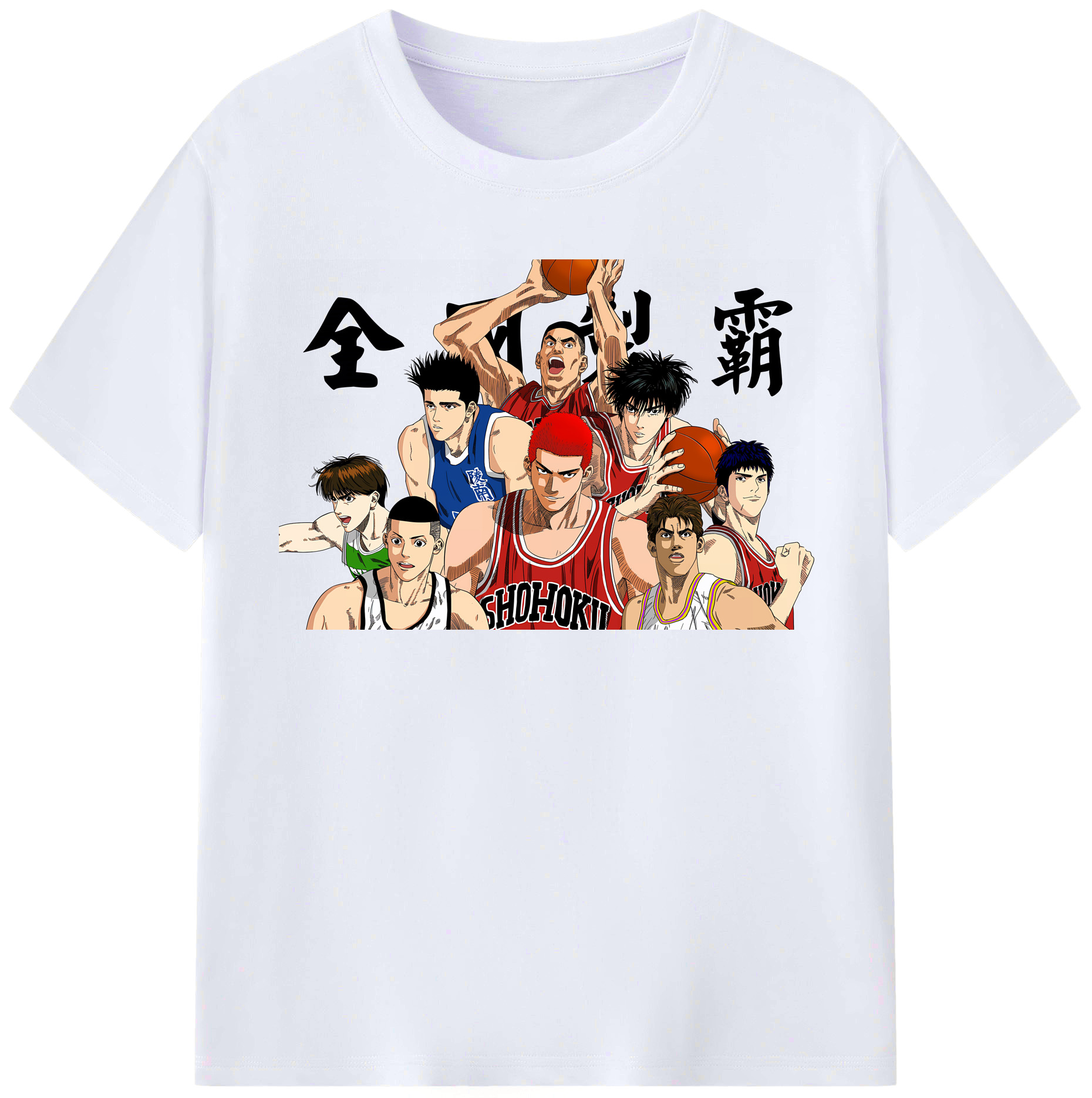 （画像用） SLAM DUNK／スラムダンク レディースカジュアルプリントTシャツ（綿100％）