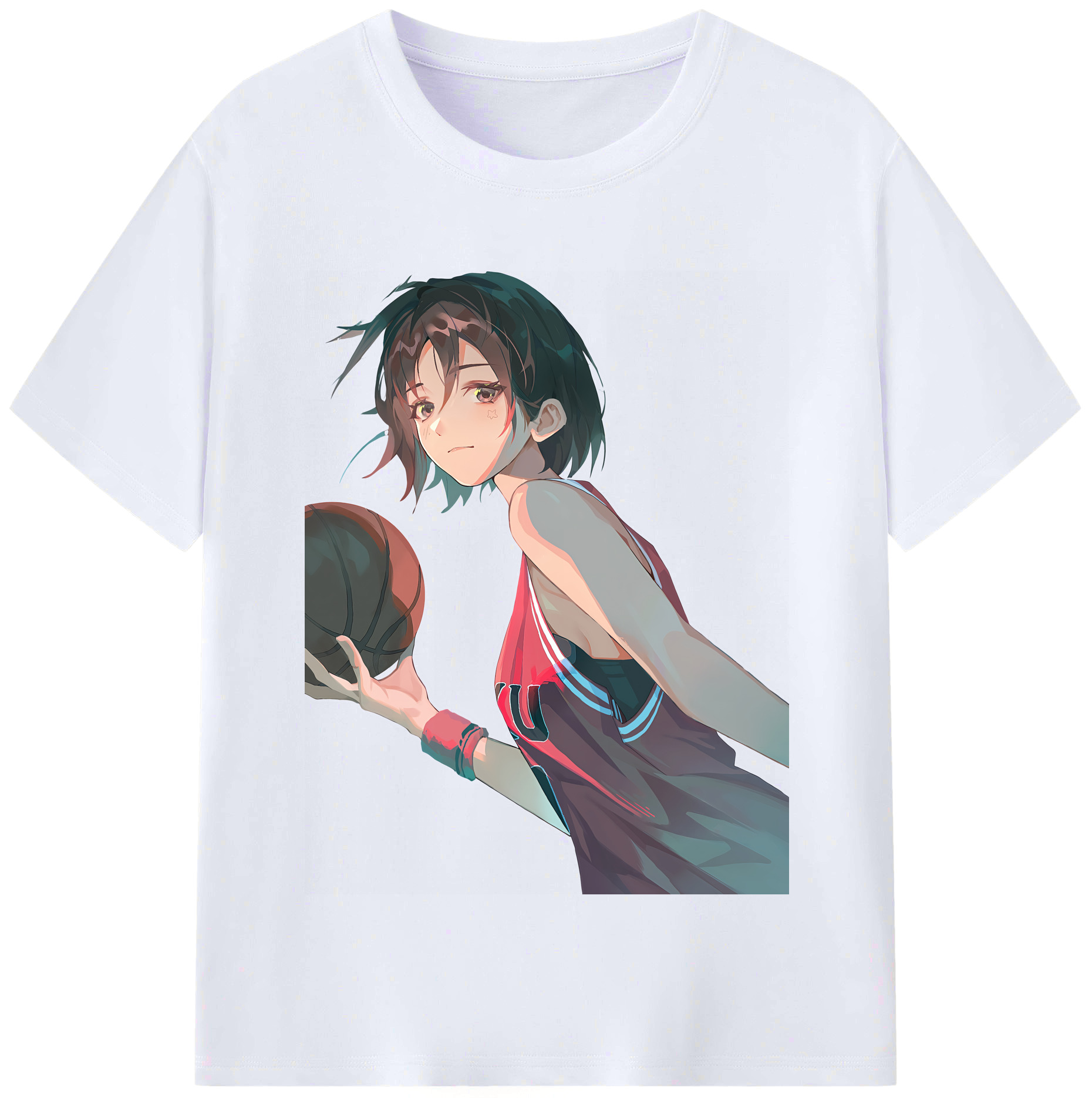 （画像用） SLAM DUNK／スラムダンク レディースカジュアルプリントTシャツ（綿100％）