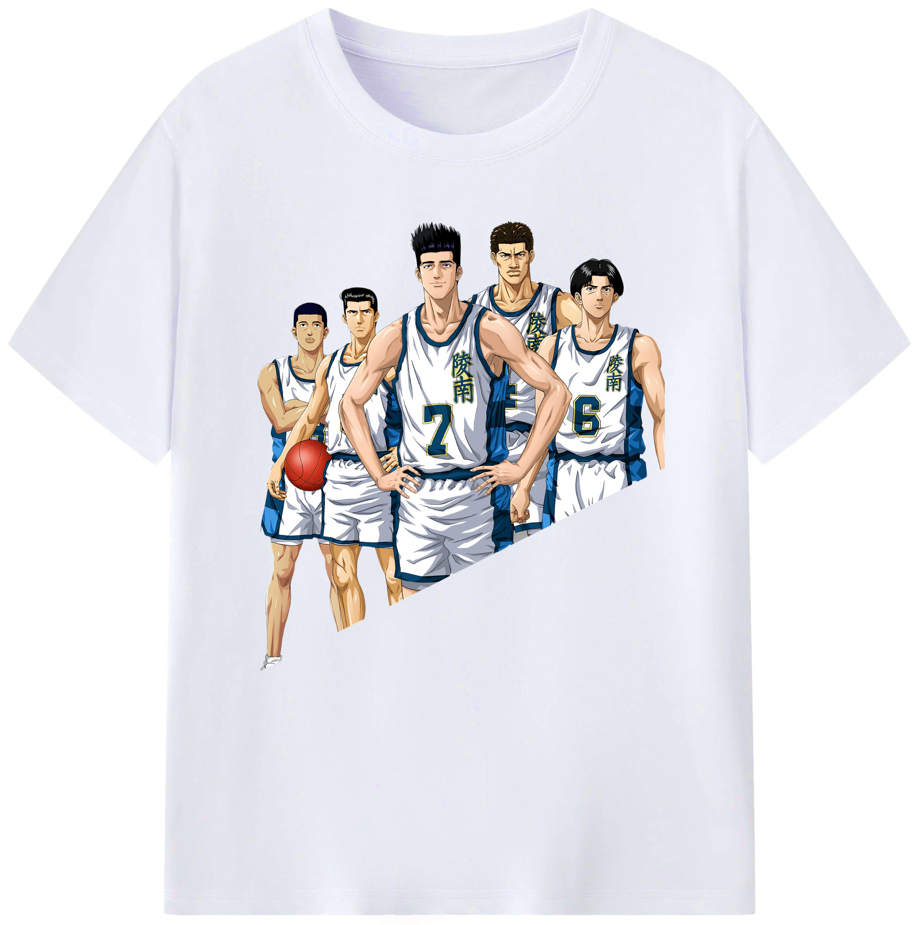 （画像用） SLAM DUNK／スラムダンク レディースカジュアルプリントTシャツ（綿100％）