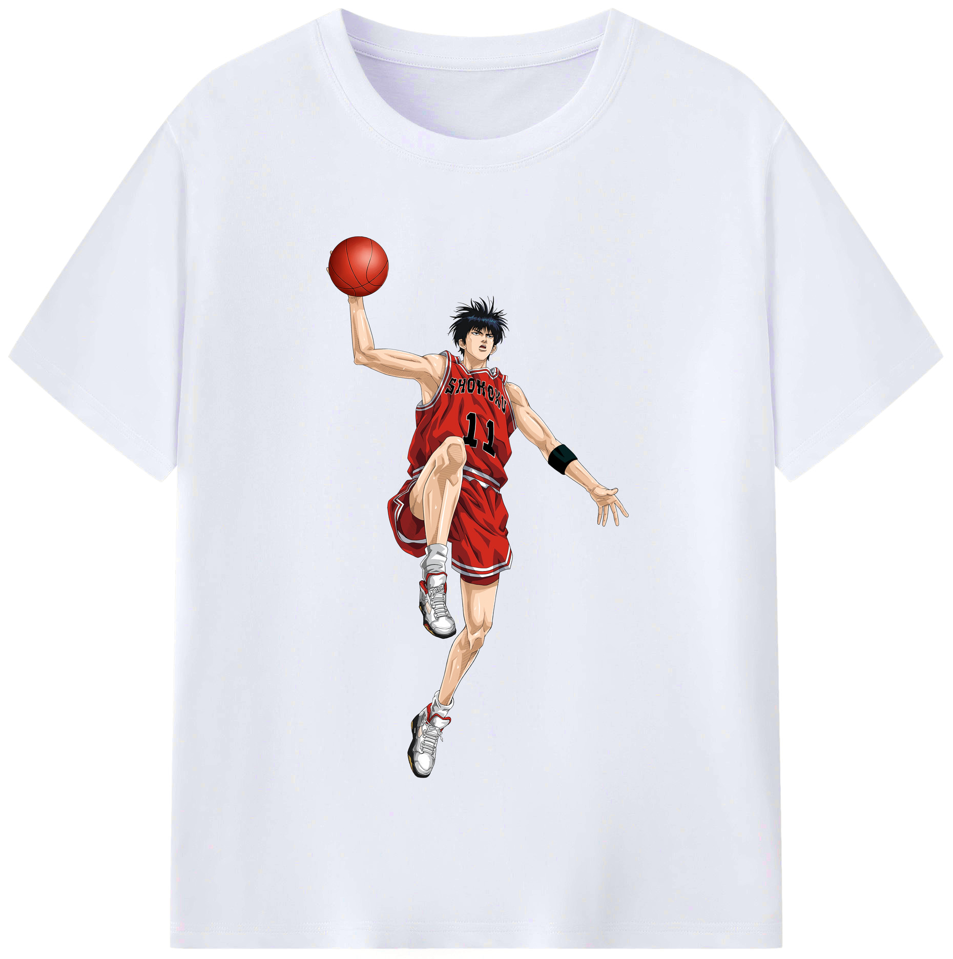 （画像用） SLAM DUNK／スラムダンク レディースカジュアルプリントTシャツ（綿100％）