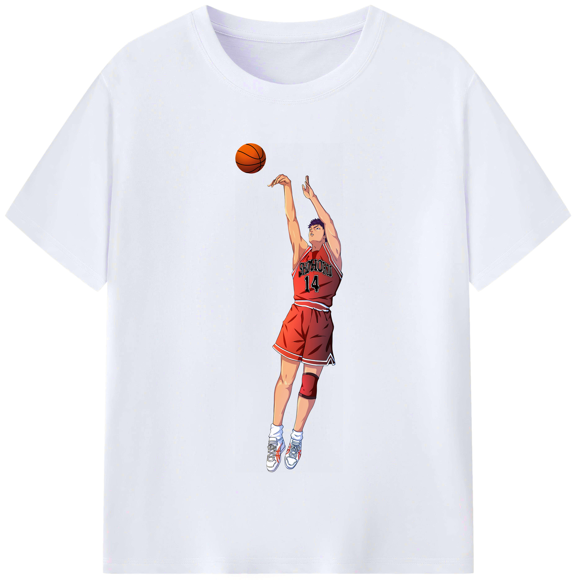 （画像用） SLAM DUNK／スラムダンク レディースカジュアルプリントTシャツ（綿100％）