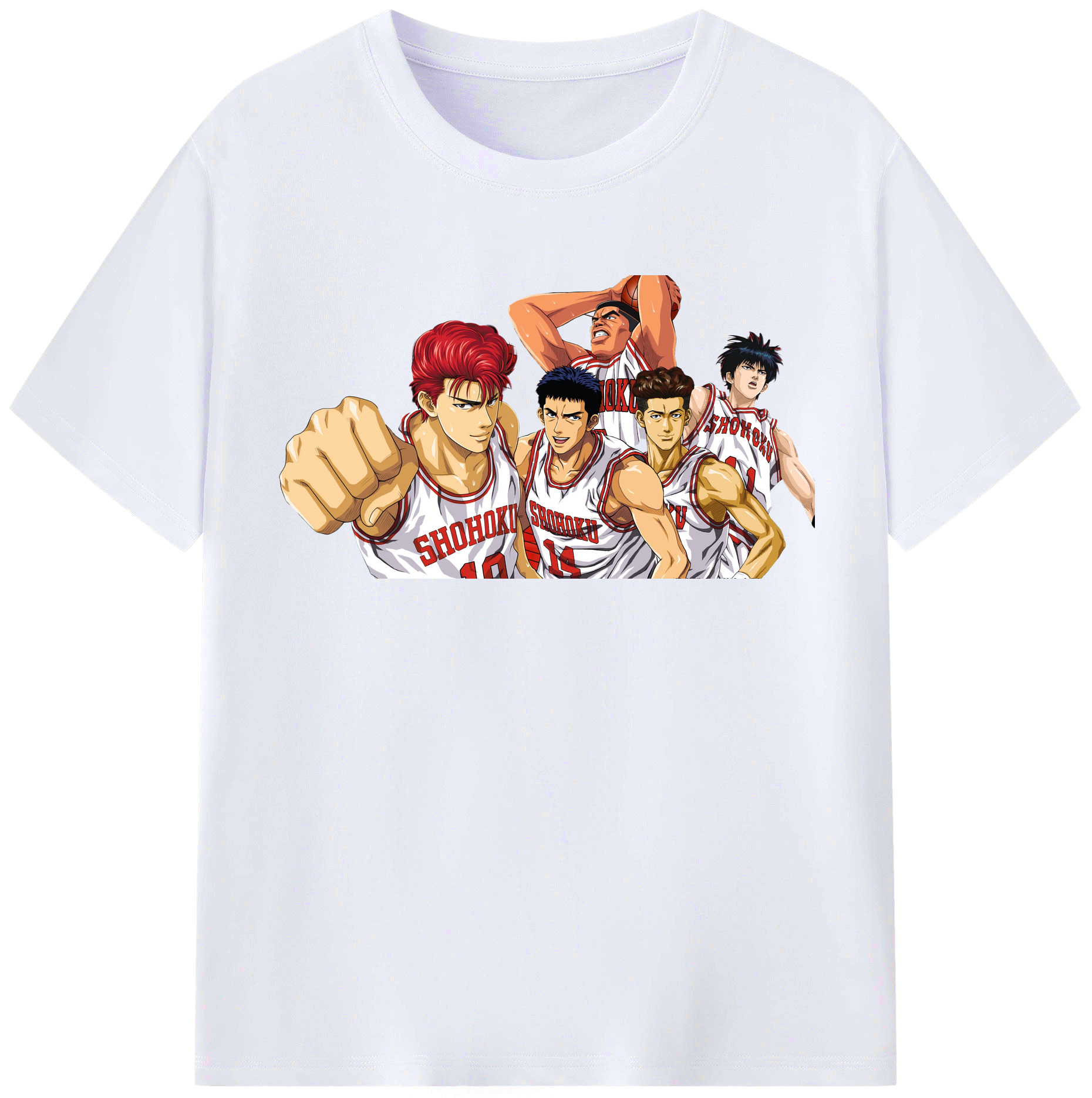 （画像用） SLAM DUNK／スラムダンク レディースカジュアルプリントTシャツ（綿100％）