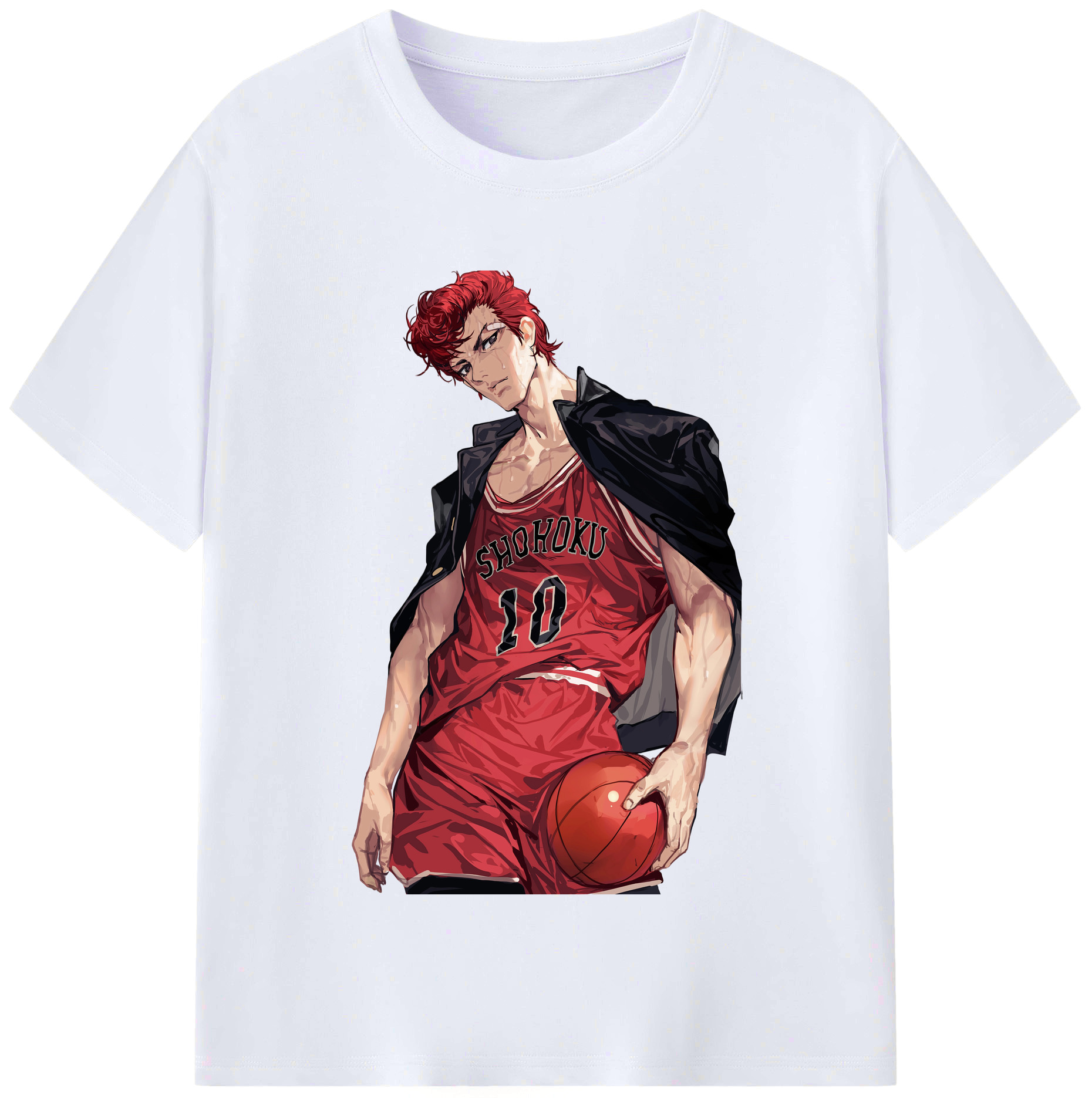 （画像用） SLAM DUNK／スラムダンク レディースカジュアルプリントTシャツ（綿100％）