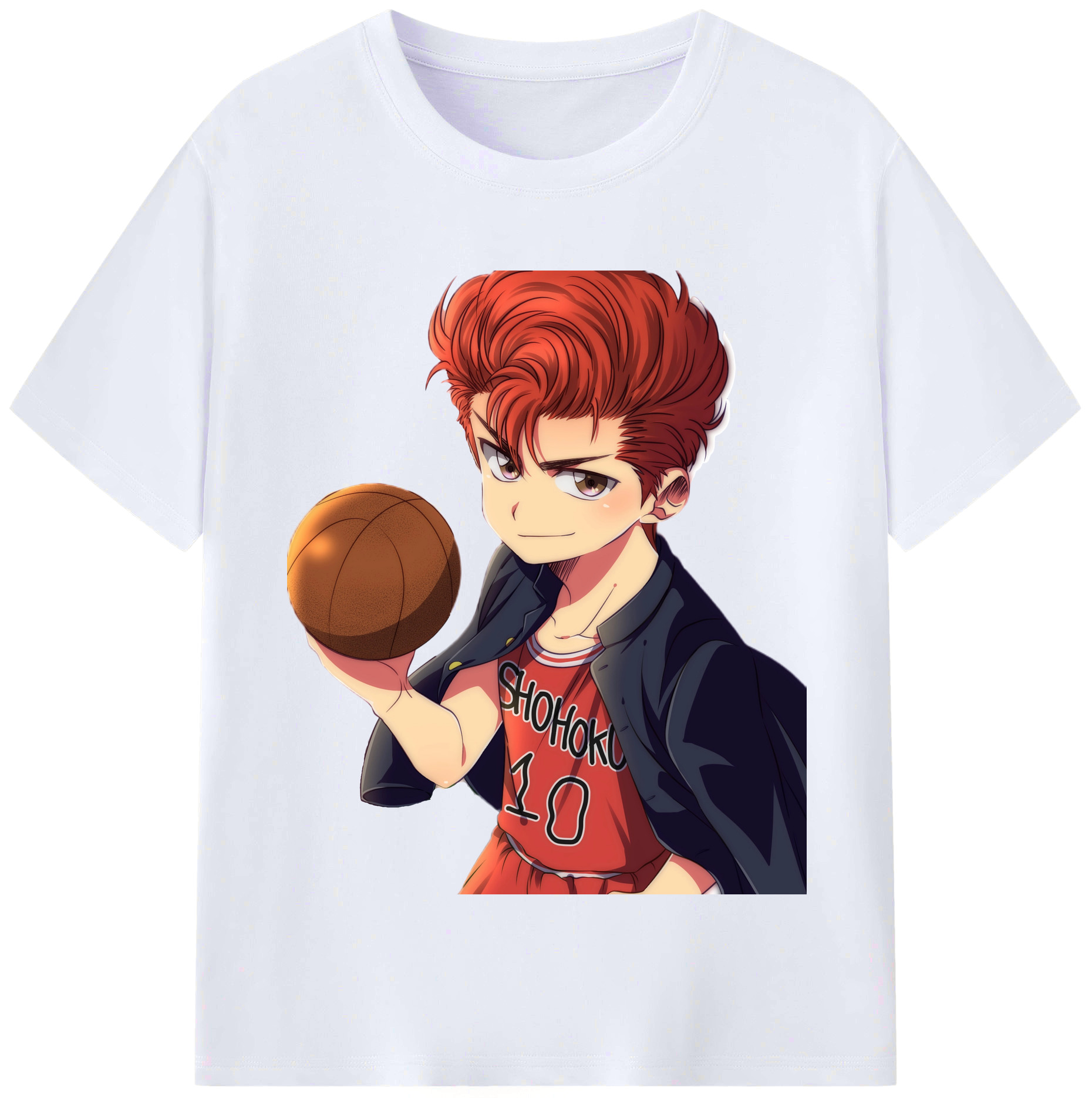 （画像用） SLAM DUNK／スラムダンク レディースカジュアルプリントTシャツ（綿100％）