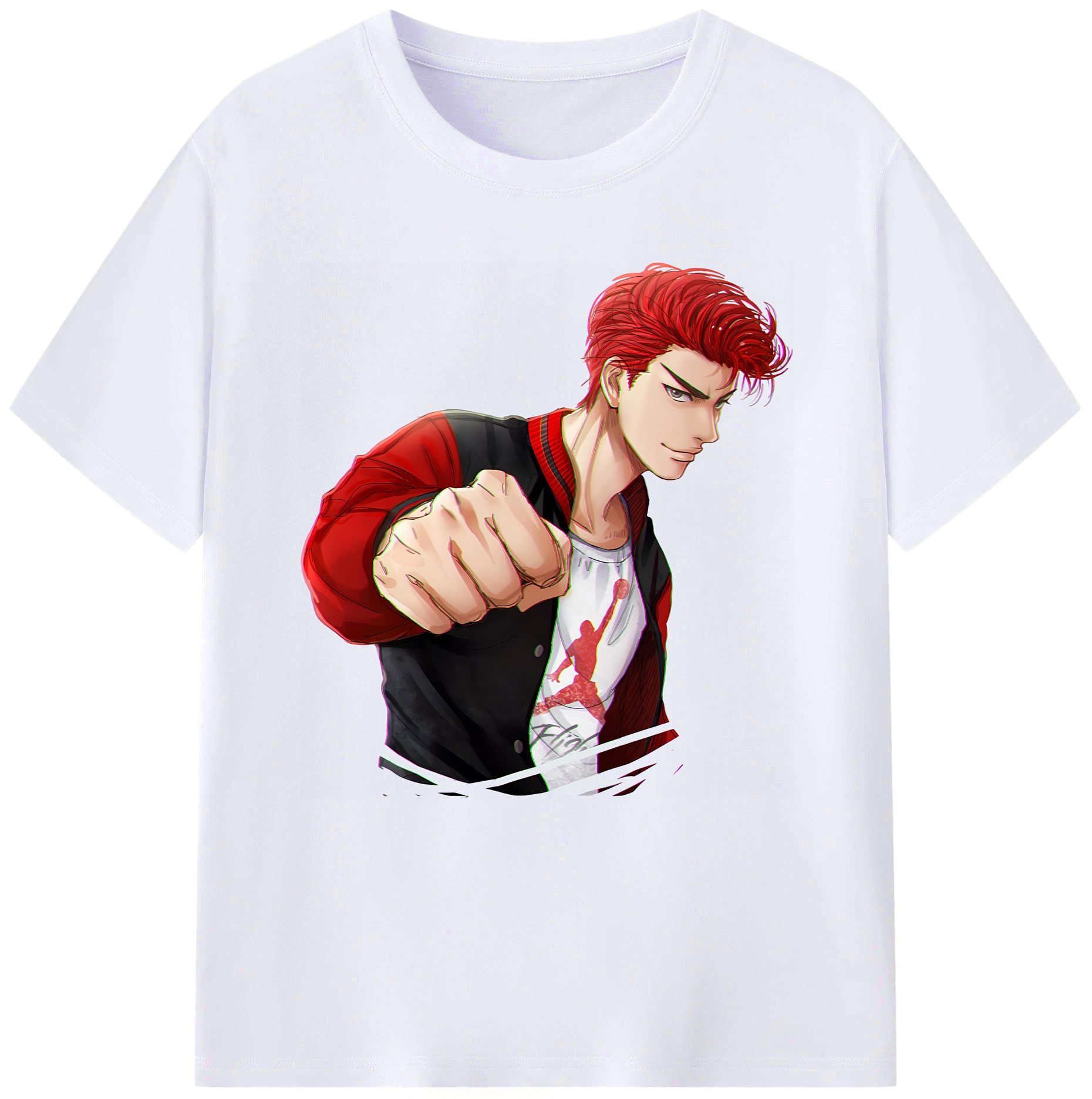 （画像用） SLAM DUNK／スラムダンク レディースカジュアルプリントTシャツ（綿100％）